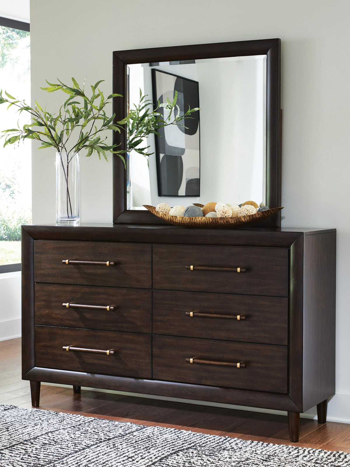 Dantenton Dresser with Mirrors