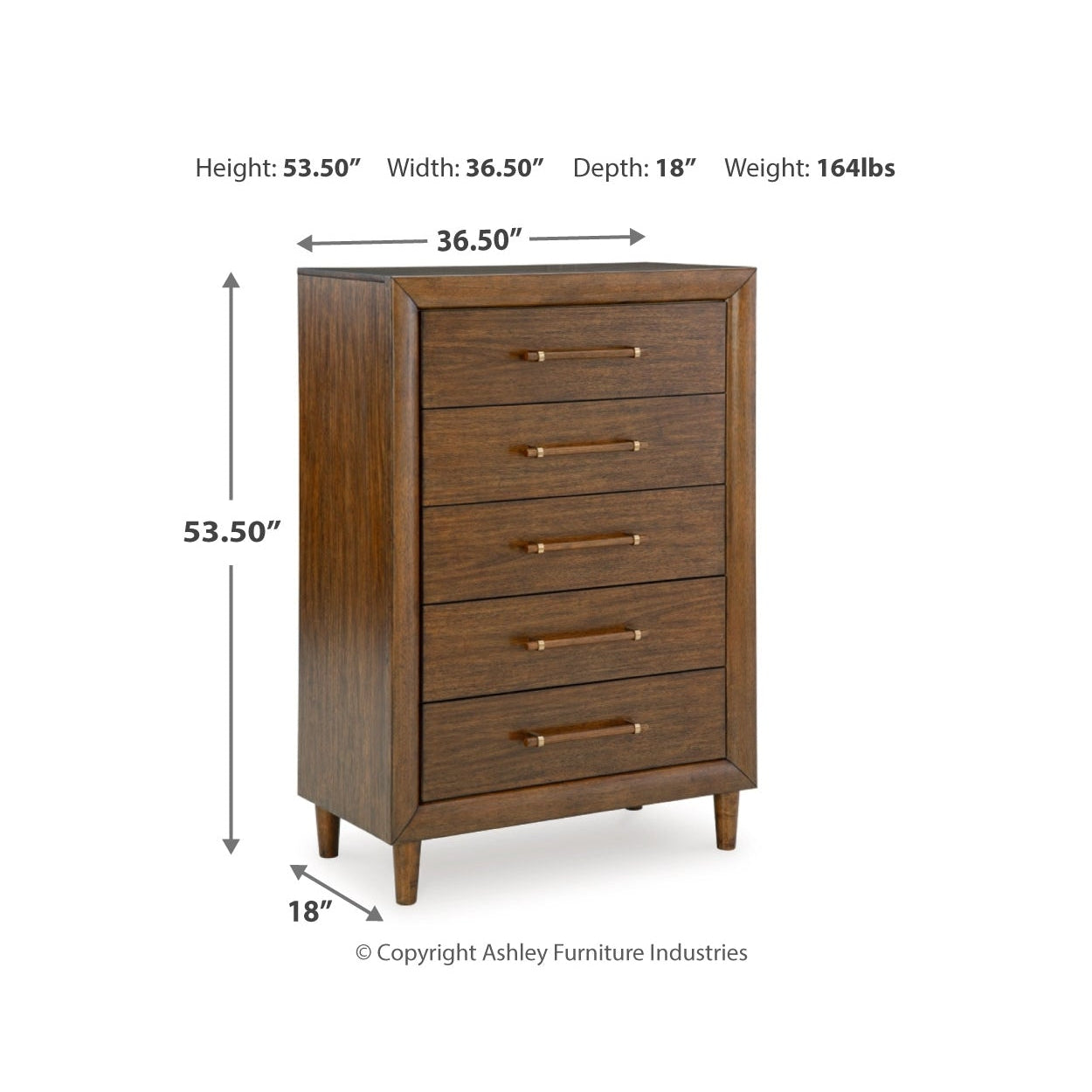 Lyncott Queen Upholstered Panel Bed, Dresser, Mirror and Chest