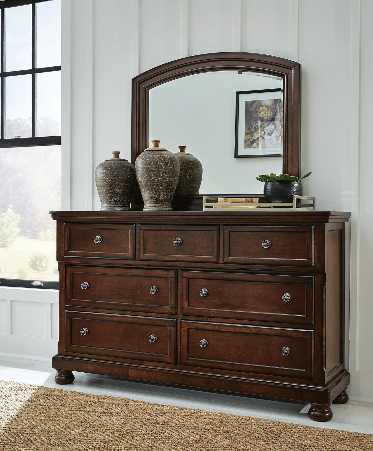 Porter Dresser with Mirrors