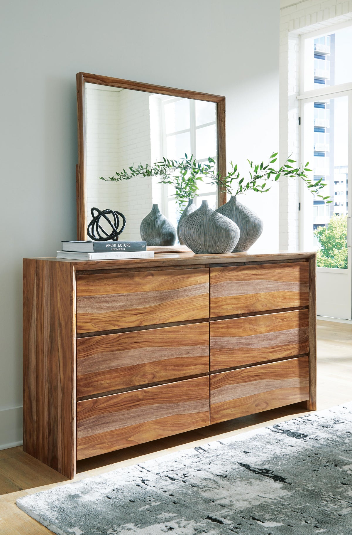 Dressonni Dresser with Mirrors