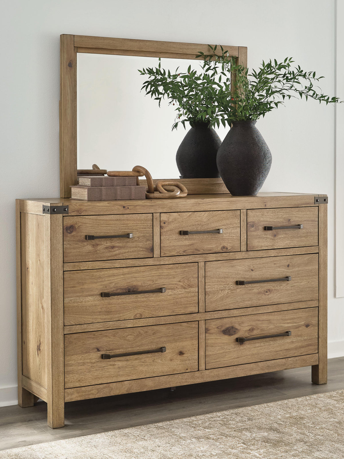 Ridgester Dresser with Mirrors