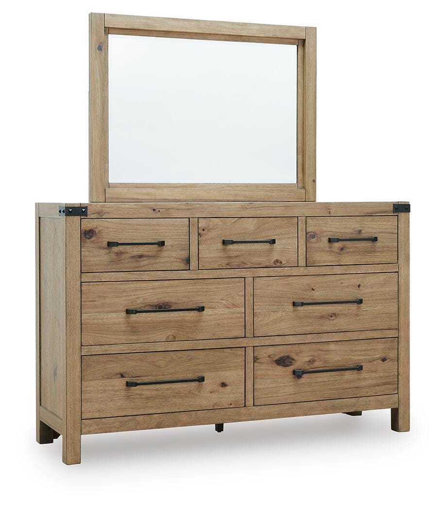 Ridgester Dresser with Mirrors