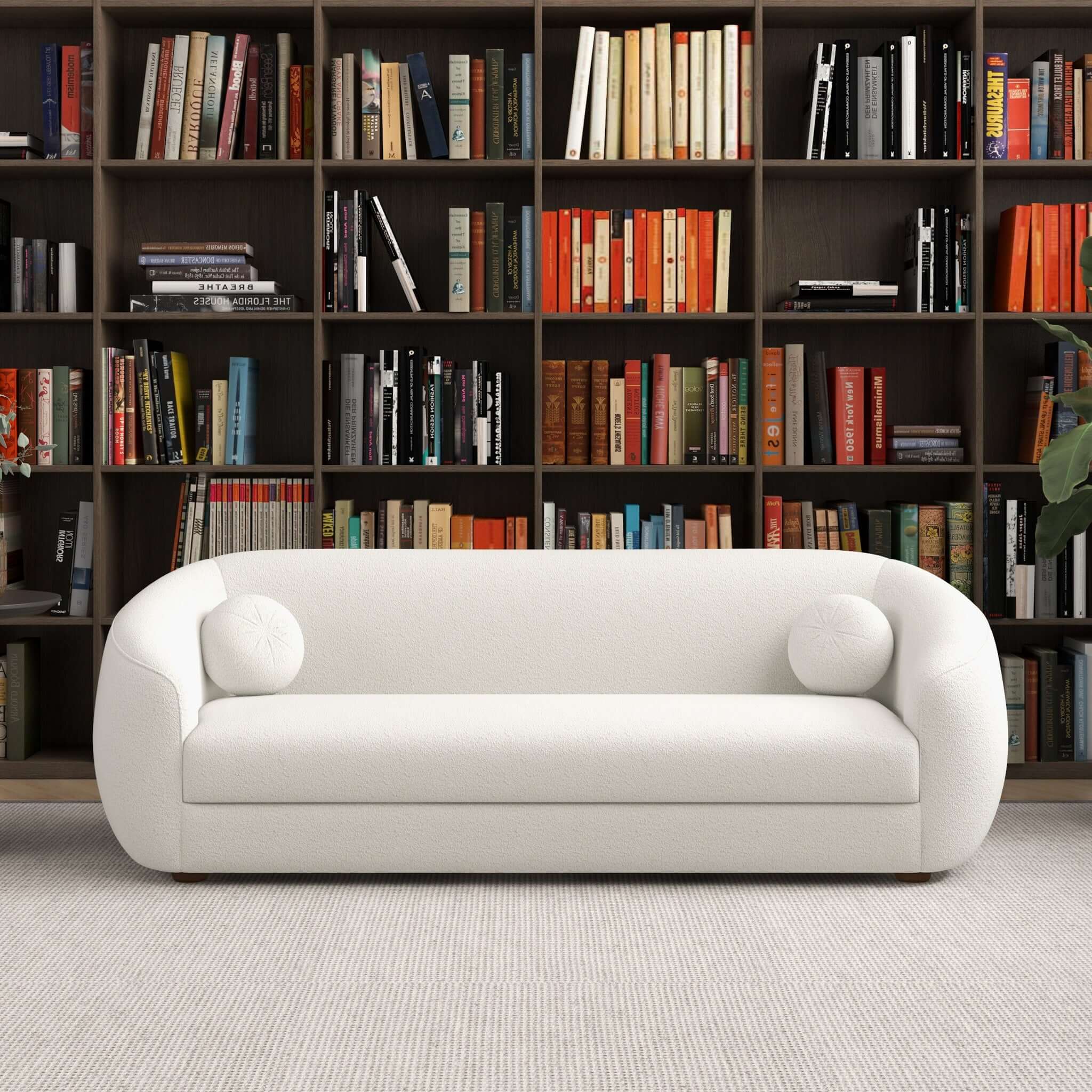 Kayra Beige Boucle Sofa