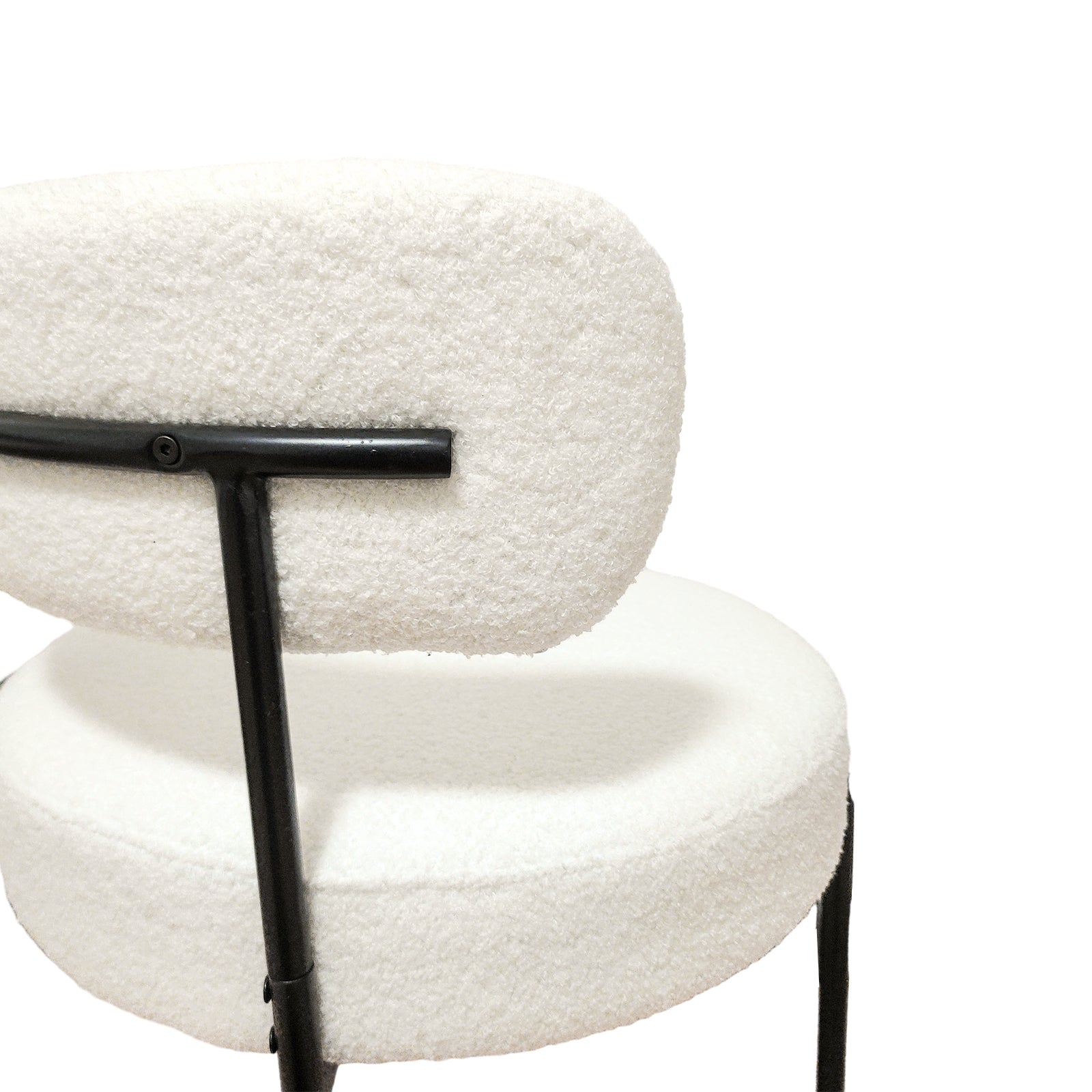 Besta Modern White Velvet Dining Chair - Set of 2