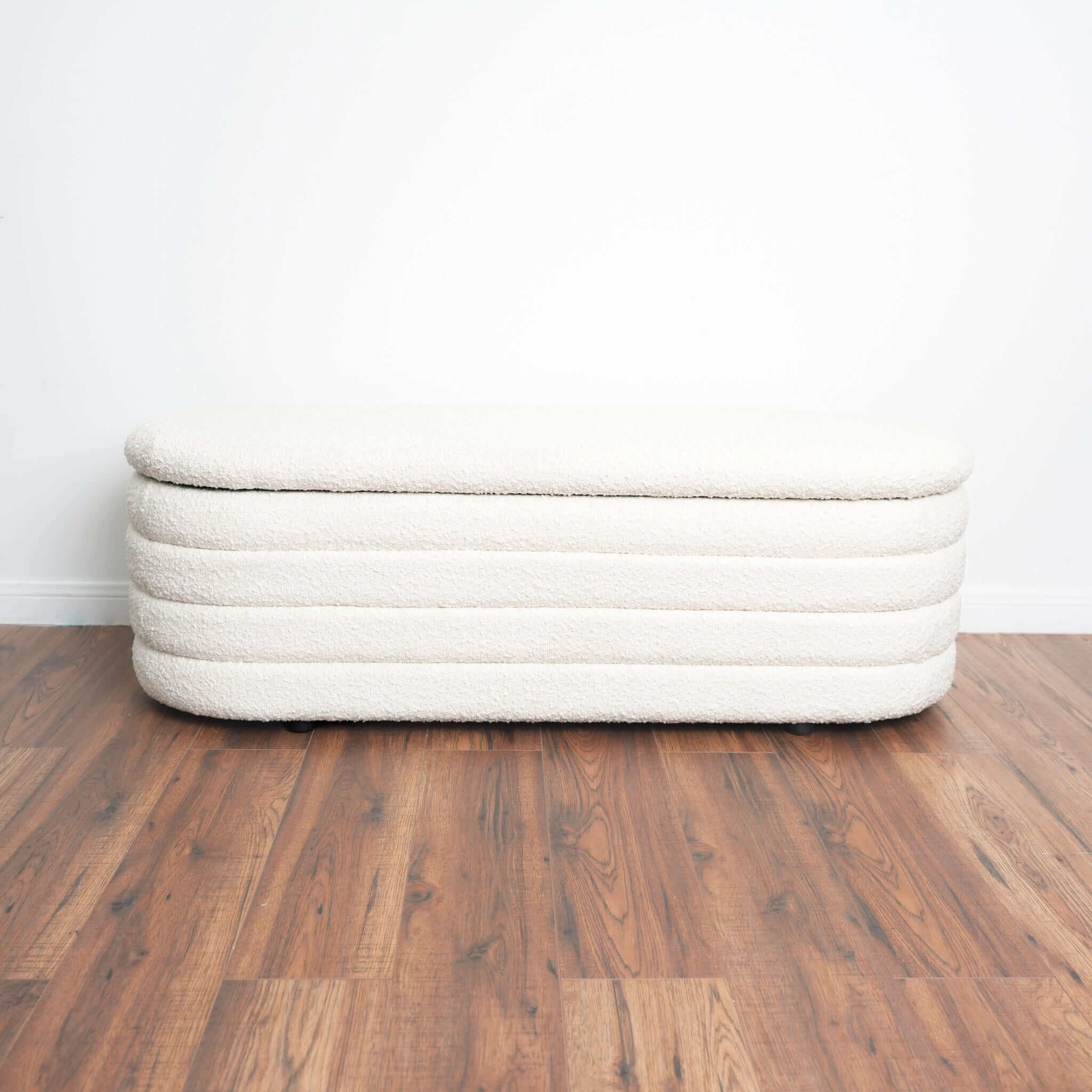 Curran Boucle Storage Bench