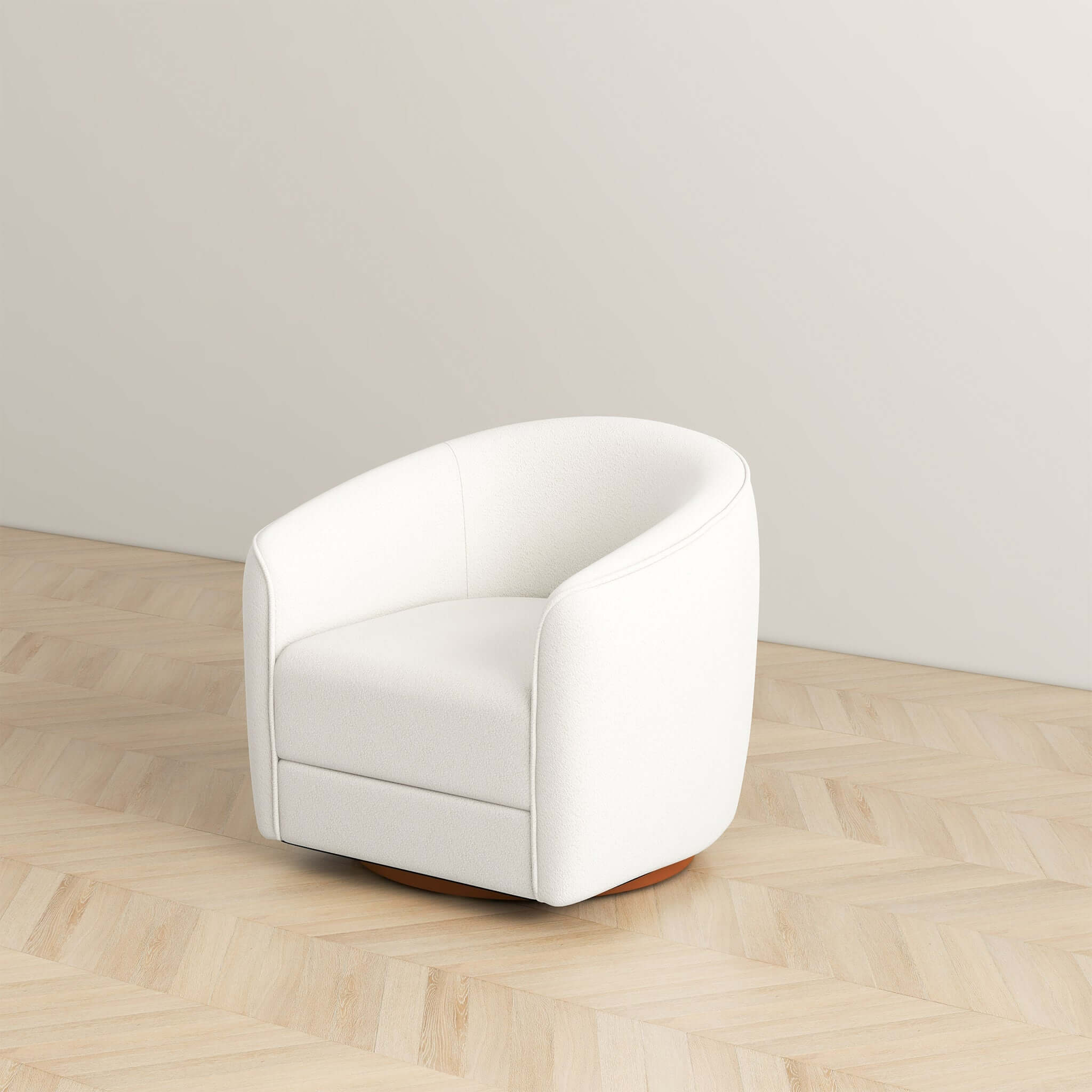 Monsef Boucle Swivel Chair