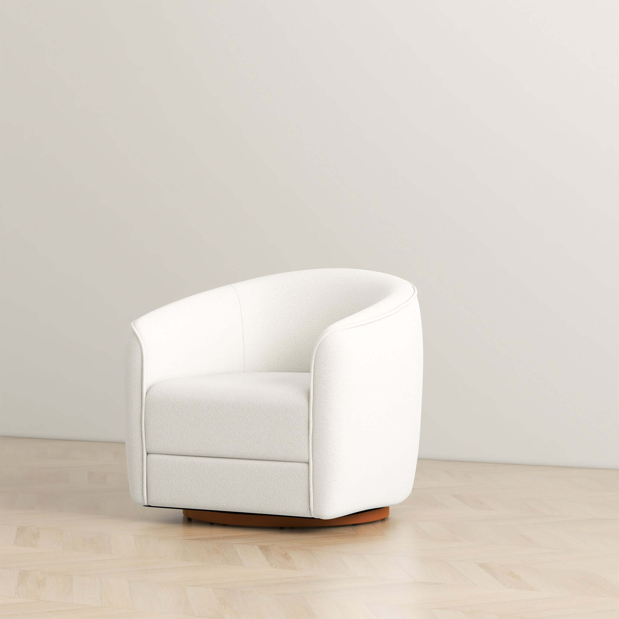 Monsef Boucle Swivel Chair