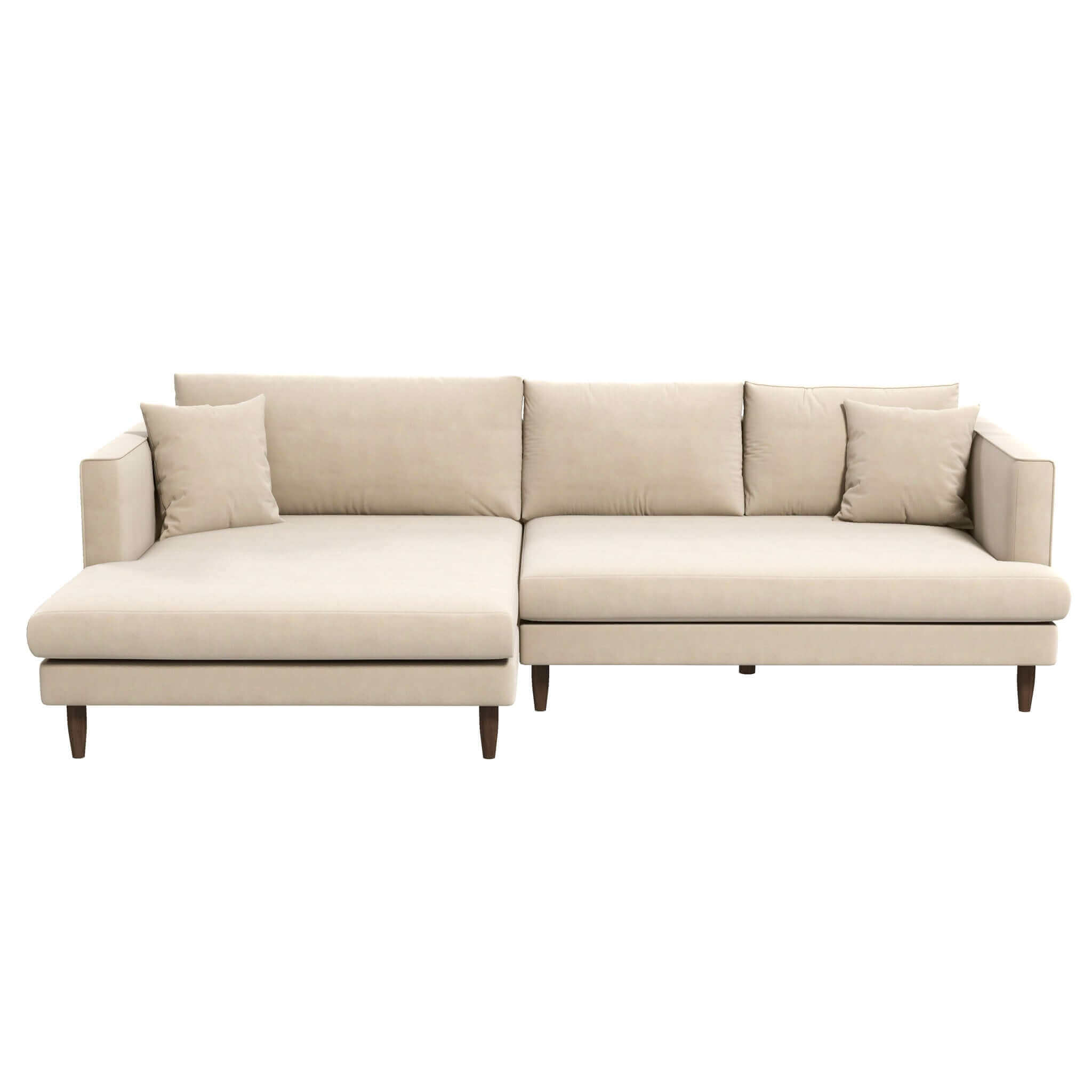 Broome Velvet Sectional Sofa