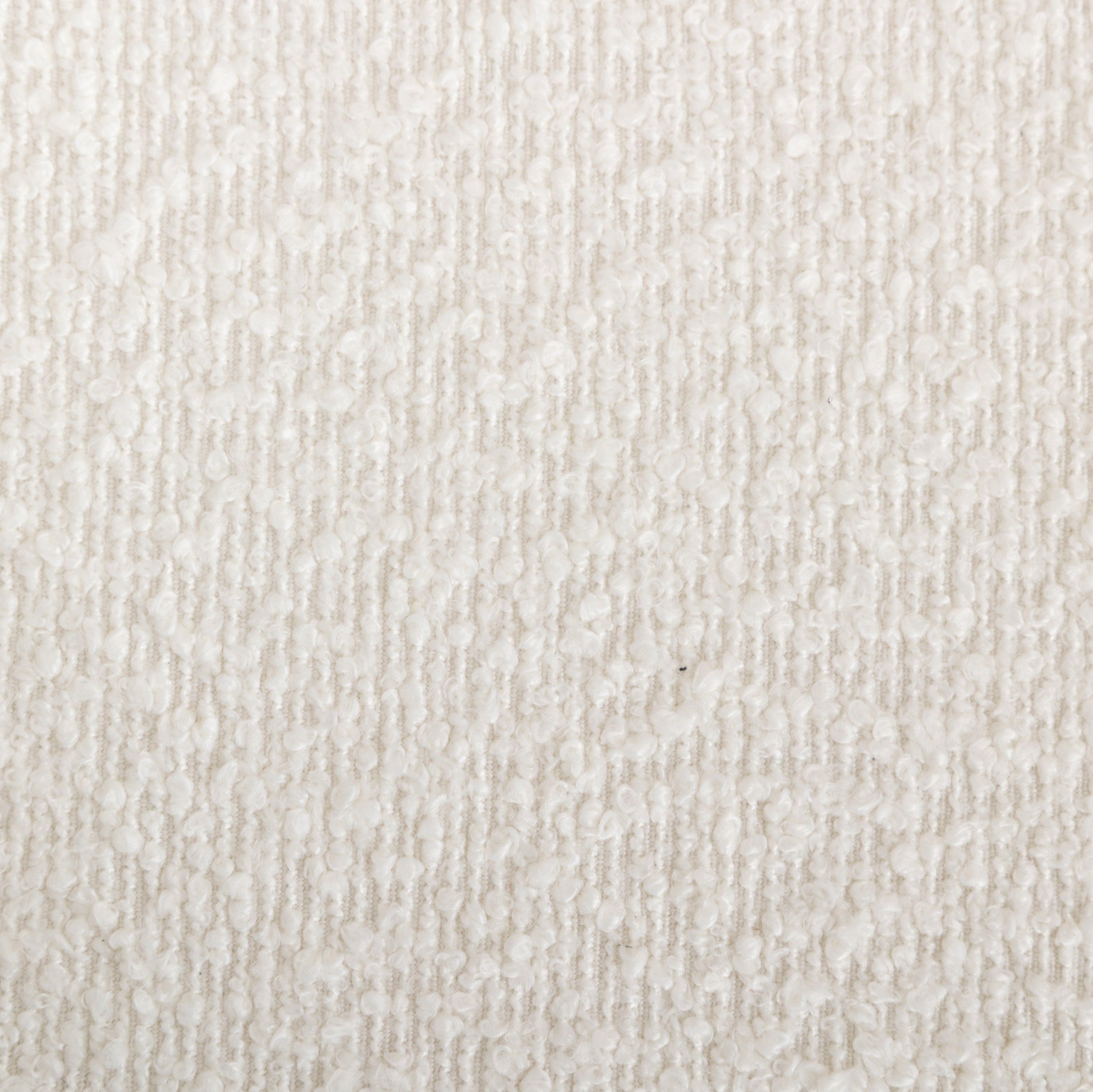 Burbank Modern Round White Boucle Dining Chairs - Set of 2