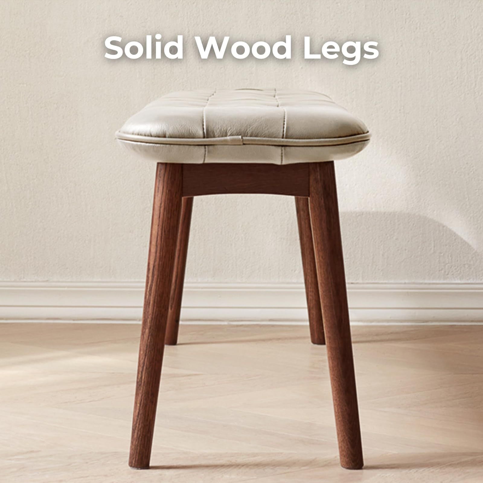 Burrow Natural Oak Wood Bench