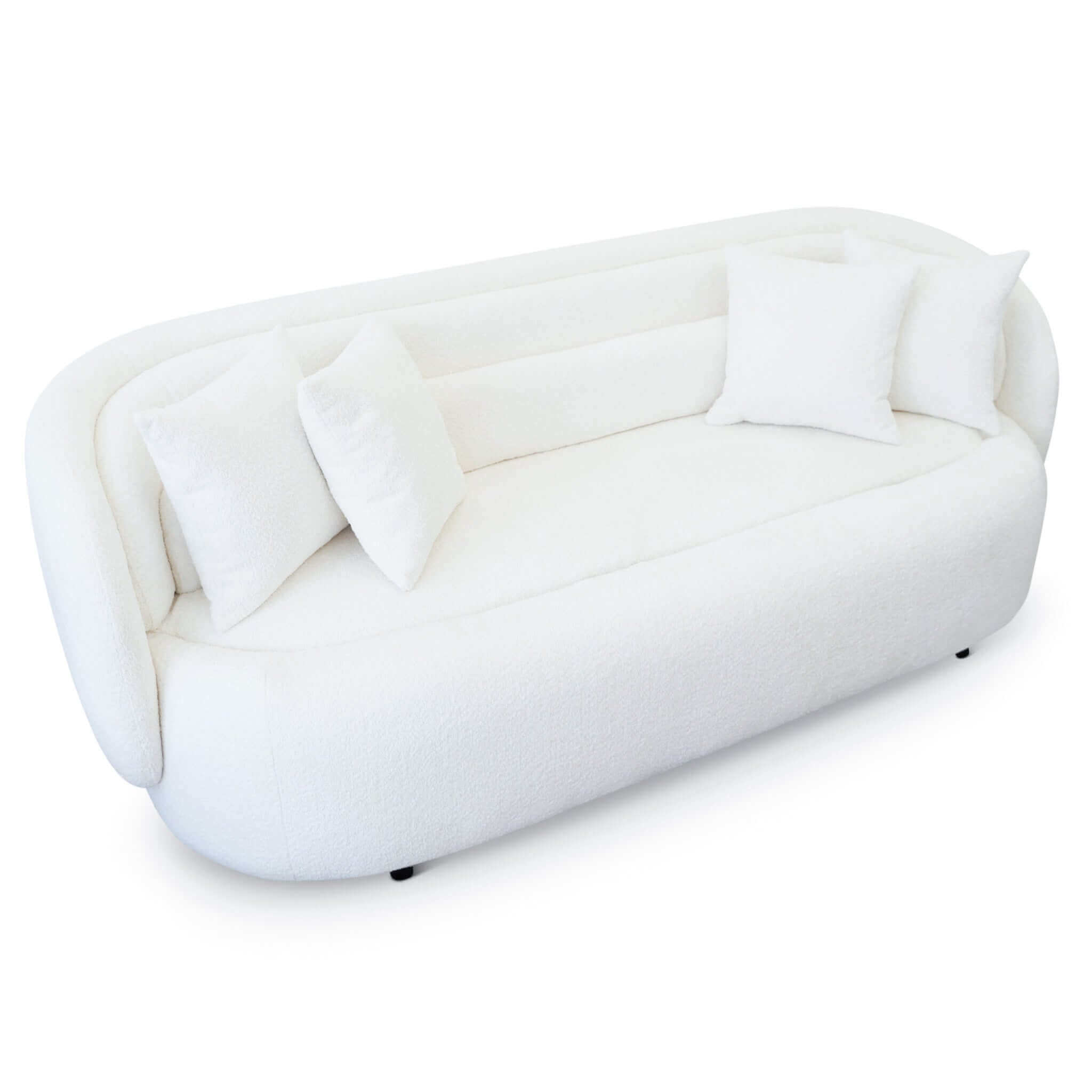 Ceni Ivory Boucle Sofa