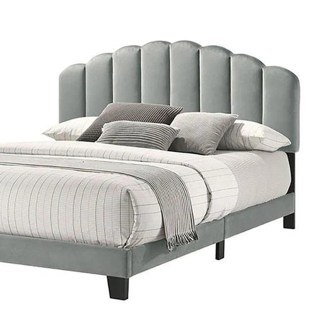 Christi Light Gray Queen Bed