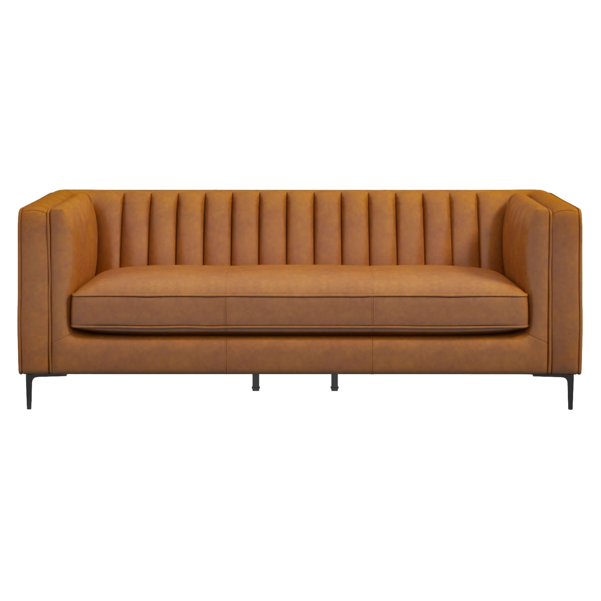 Marconi Cognac Leather Sofa