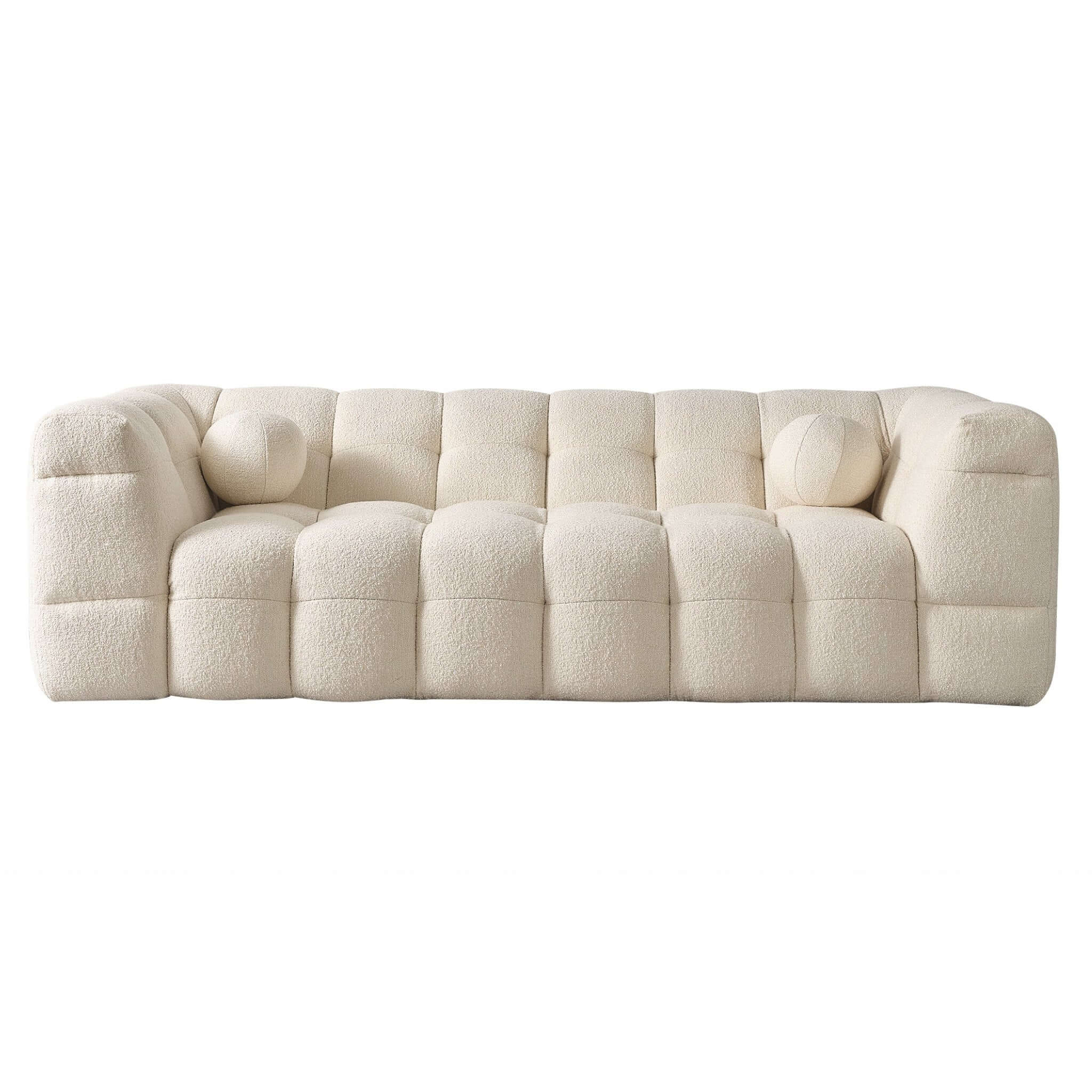 Arhaus Ivory Boucle Sofa