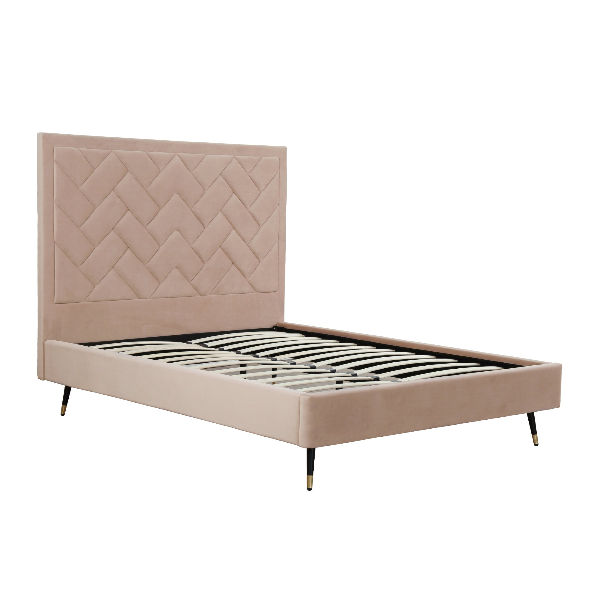 Crosby Queen-Size Bed in Nude