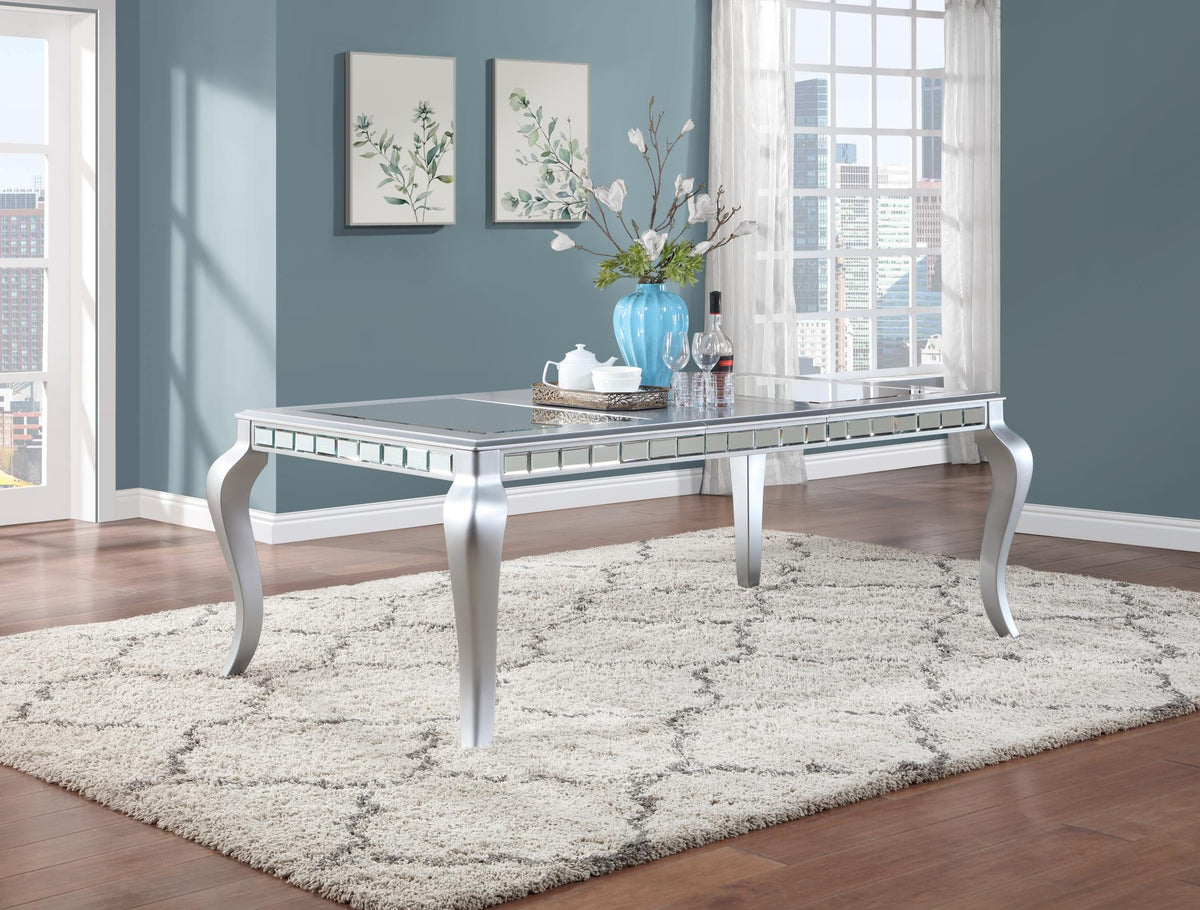 Silver Shimmer Dining Table & Chairs