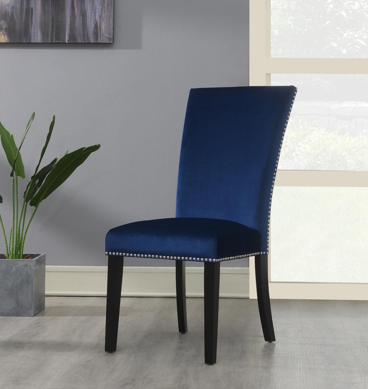 Velvet & Faux Leather Dining Chairs (5 Colors)