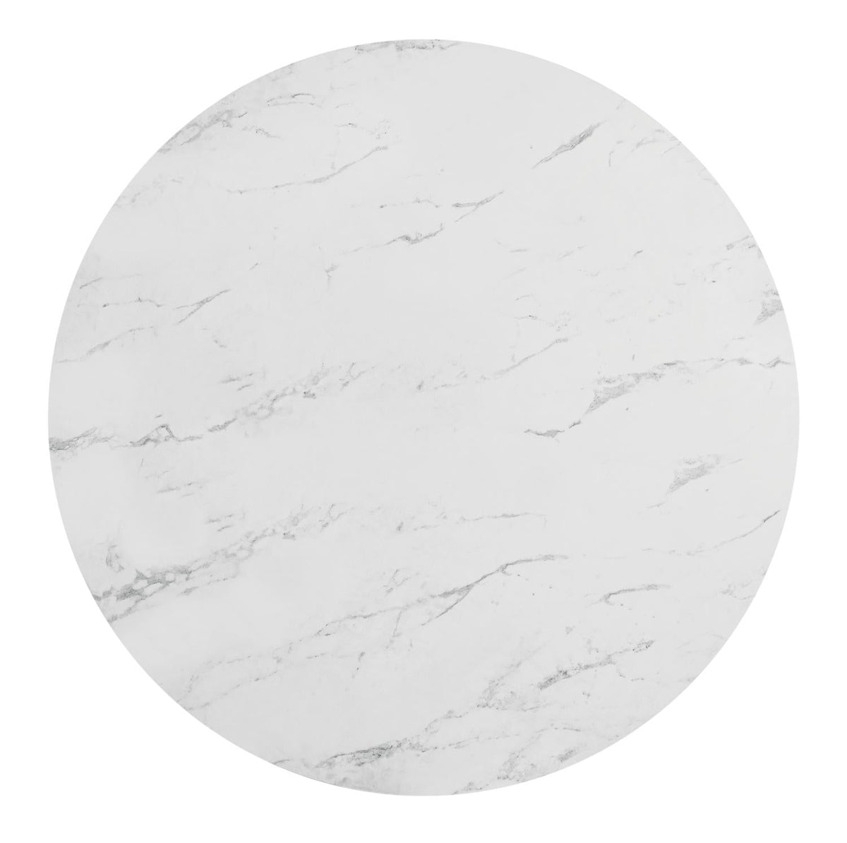 Black & White Round Dining Set