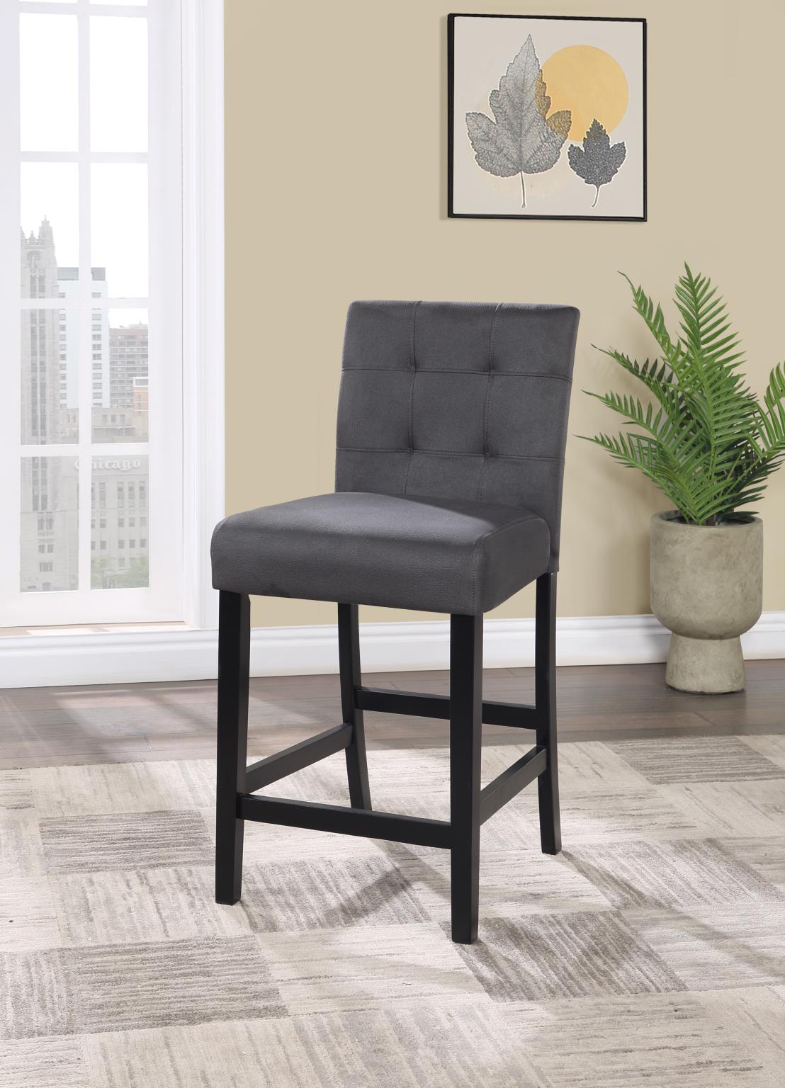 Gray Counter Table with 4 Chairs