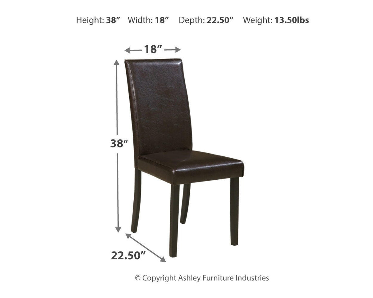 Kimonte Side Chairs (Set of 2)