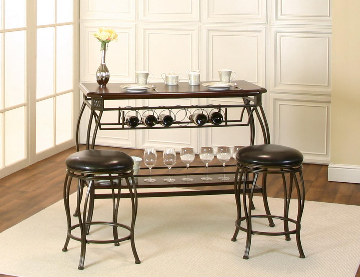 Bar Unit & 2 Stools (D901)