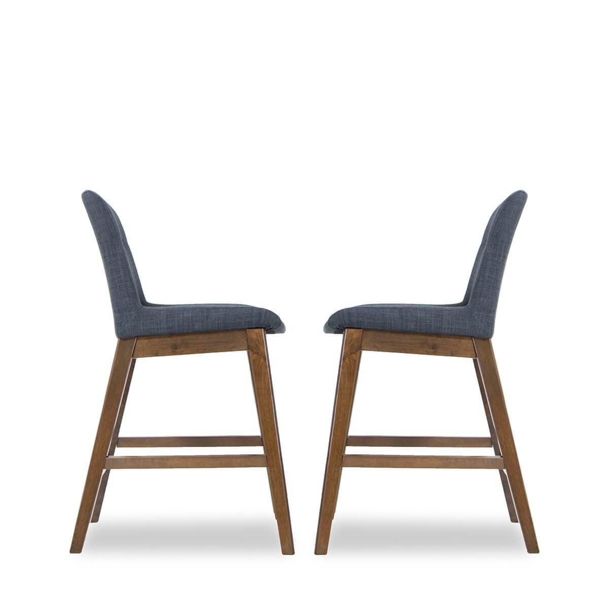 Danilo Dark Gray Counter Stool Set of 2