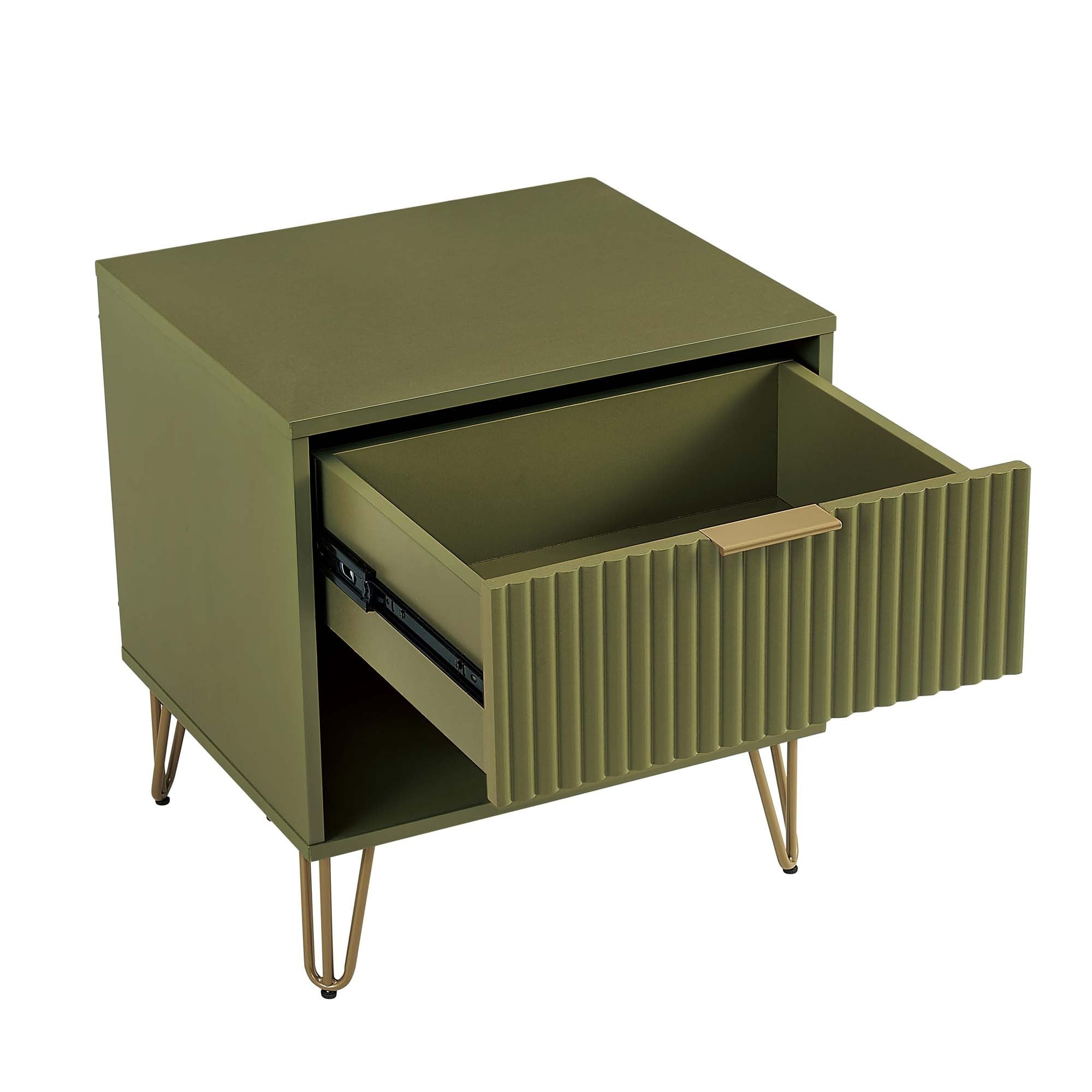DUMBO 1.0 Nightstand in Olive Green