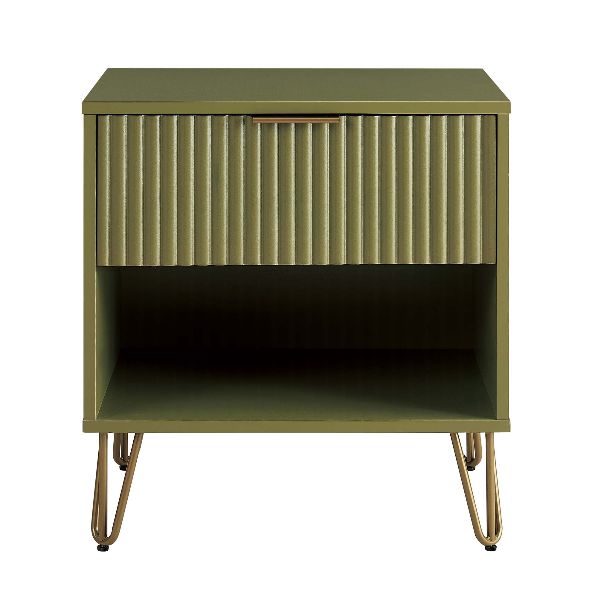 DUMBO 1.0 Nightstand in Olive Green