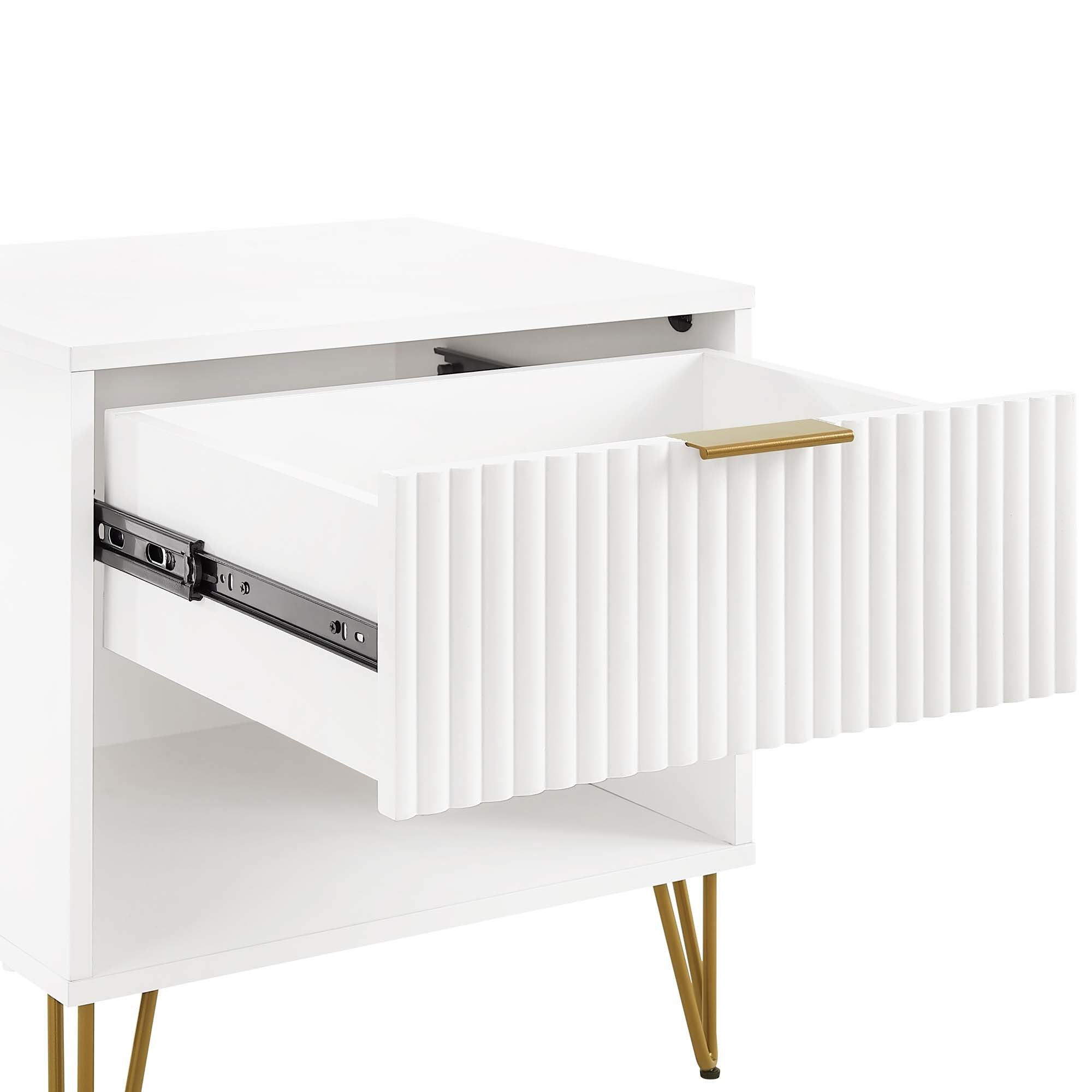 DUMBO 1.0 Nightstand in White