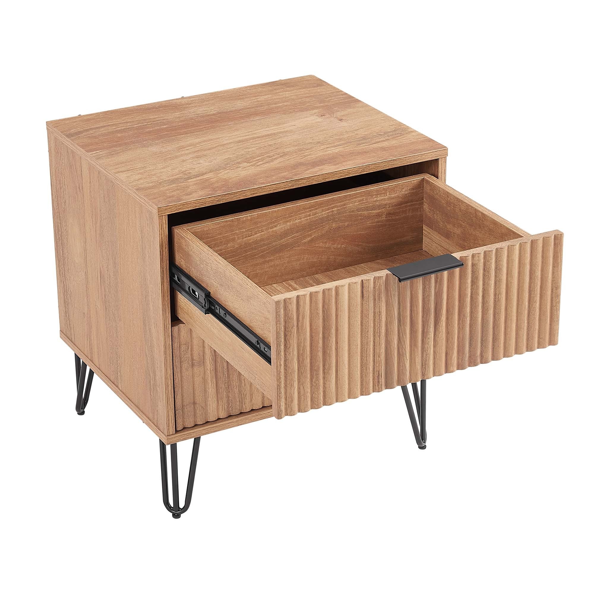 Dumbo 2.0 Modern Golden Brown Nightstand