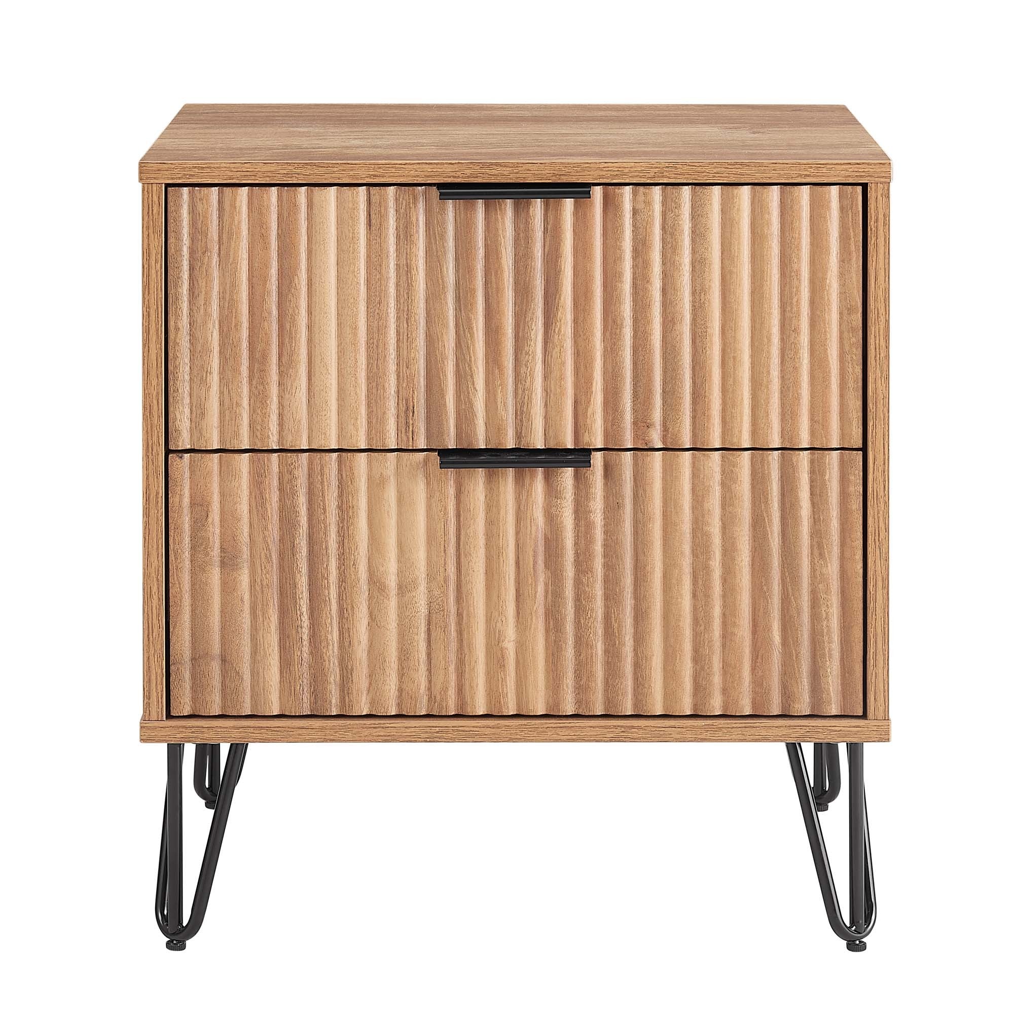 Dumbo 2.0 Modern Golden Brown Nightstand