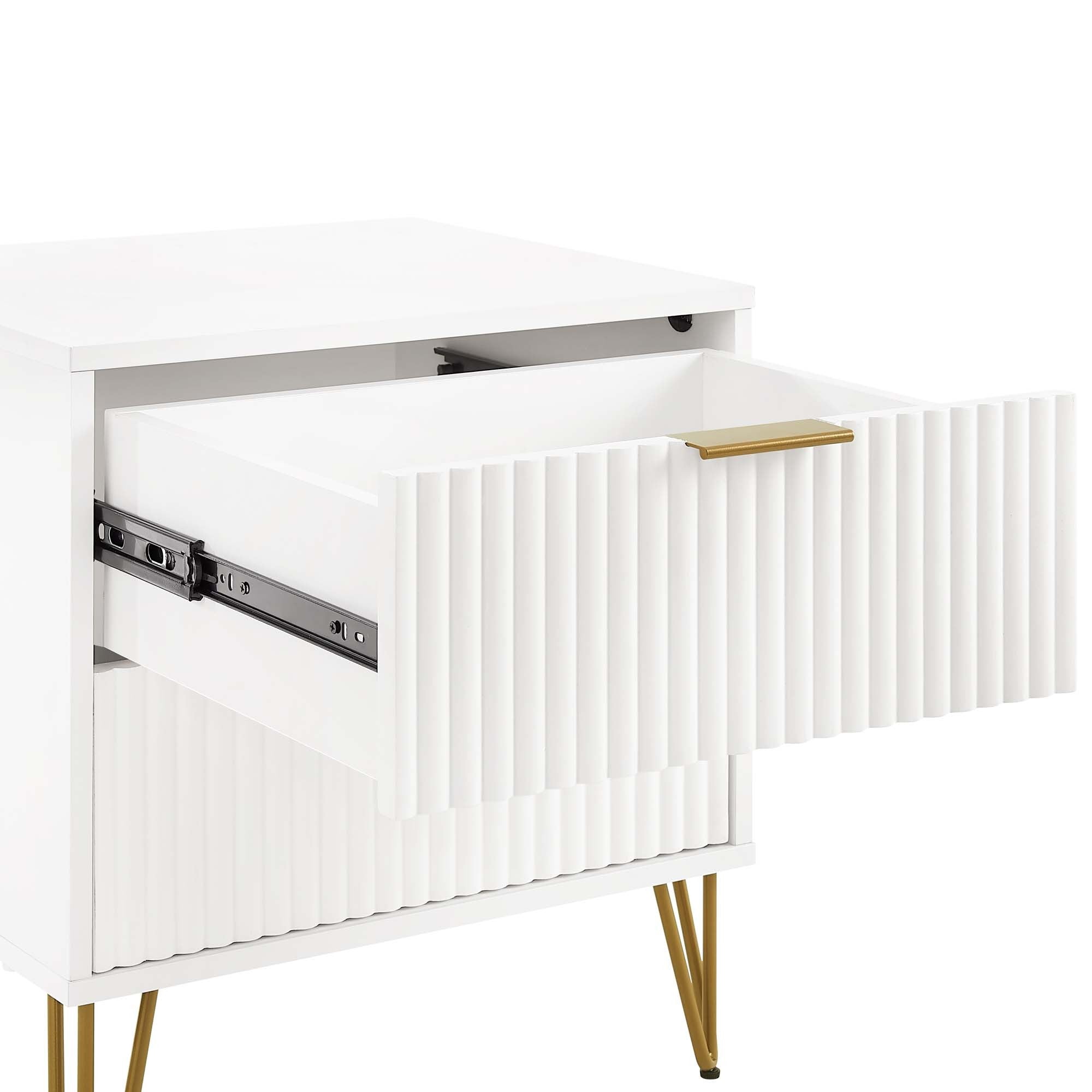 DUMBO 2.0 Nightstand in White