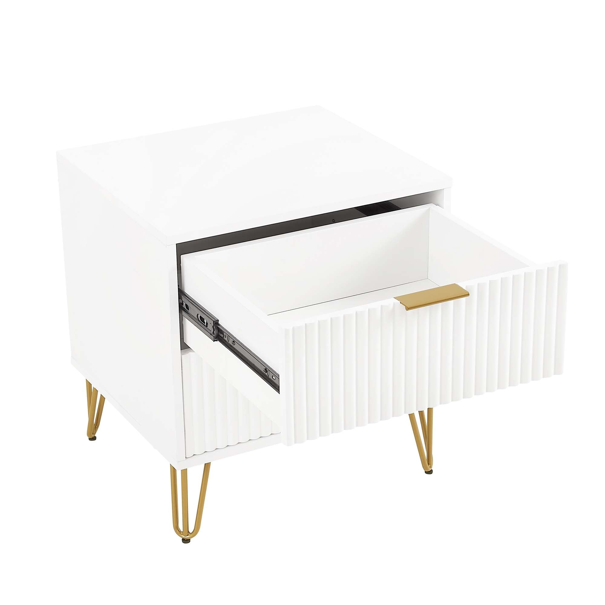 DUMBO 2.0 Nightstand in White