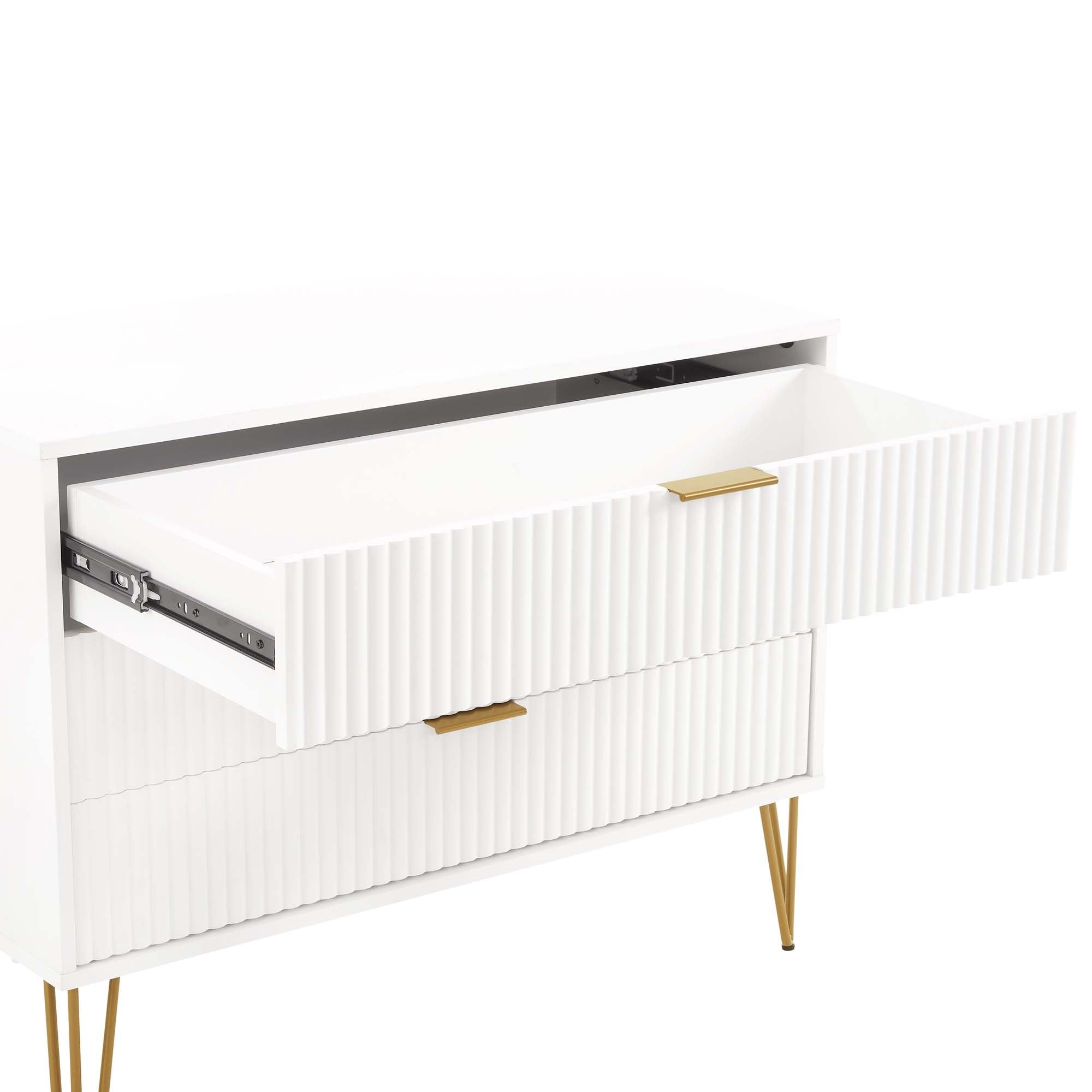 DUMBO 3-Drawer Dresser - White