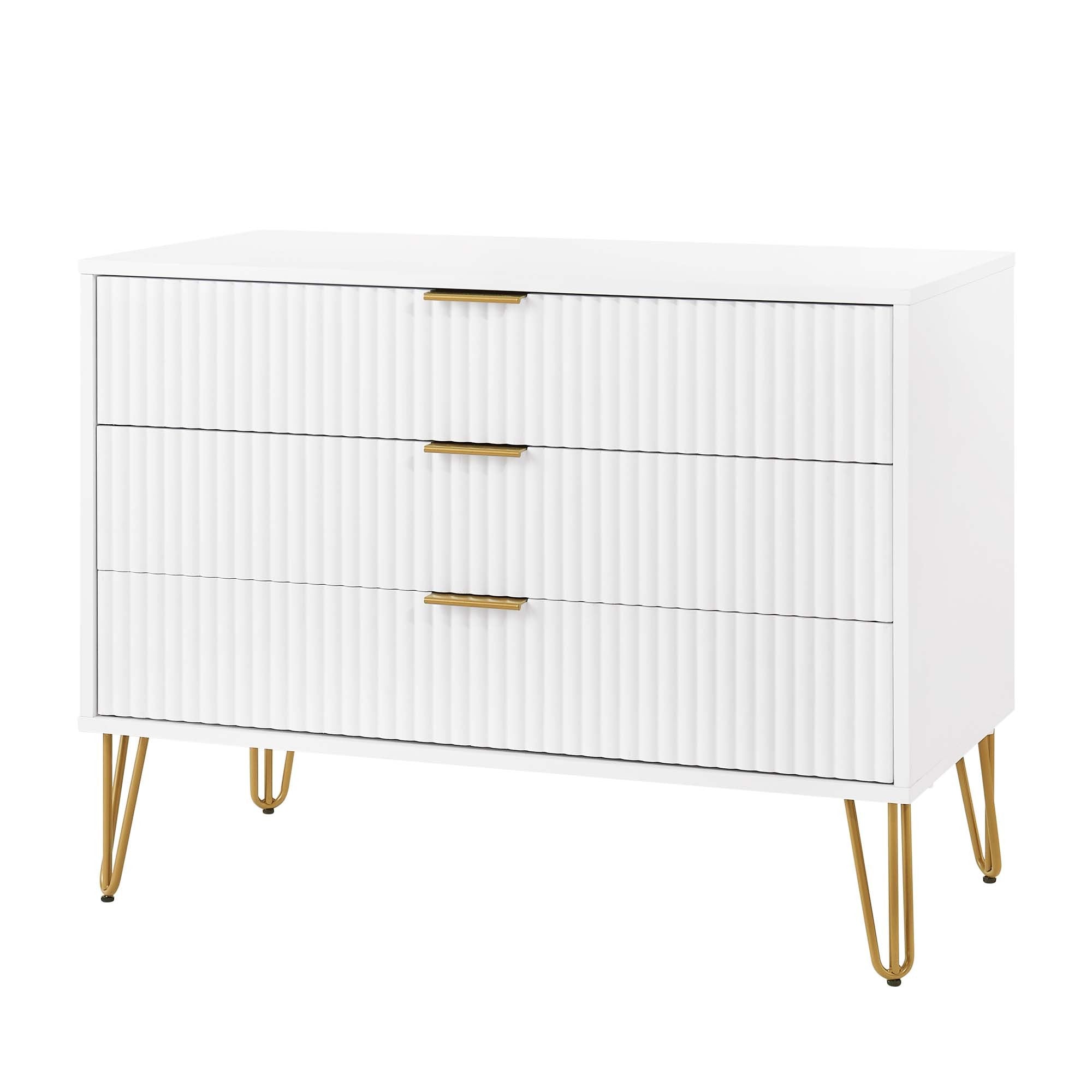 DUMBO 3-Drawer Dresser - White