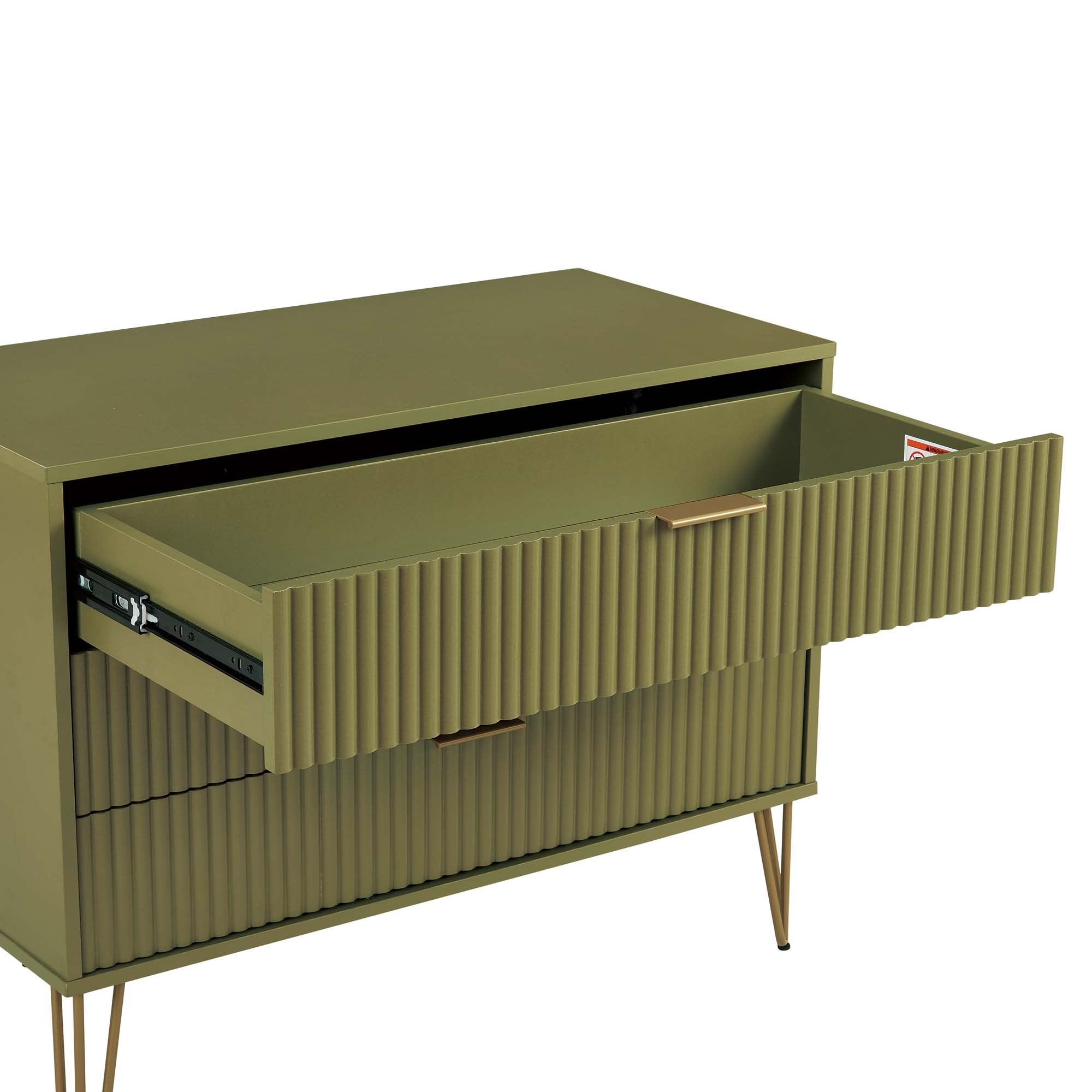 Dumbo Modern Olive Green Dresser