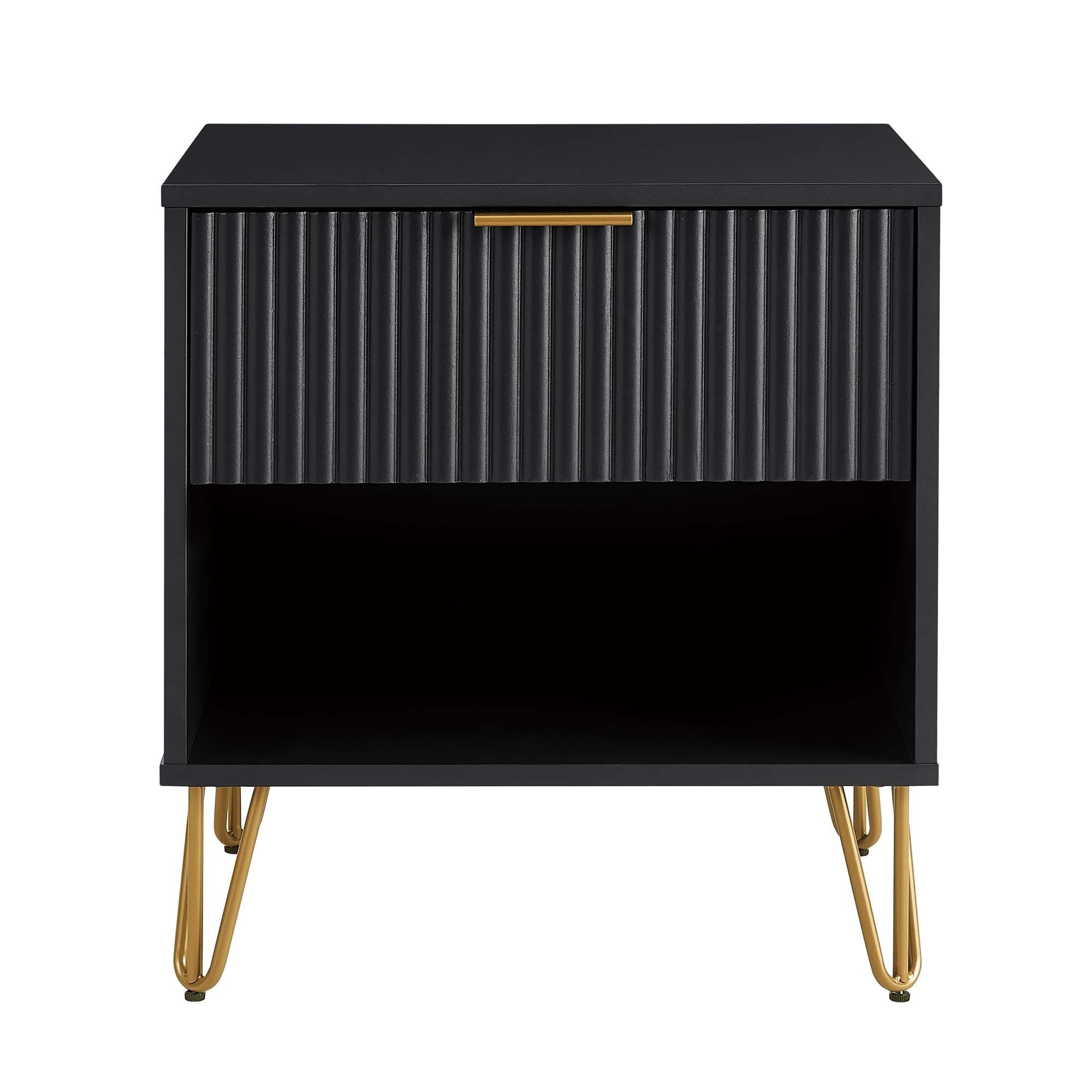 Dumbo Nightstand 1 Drawer - Black