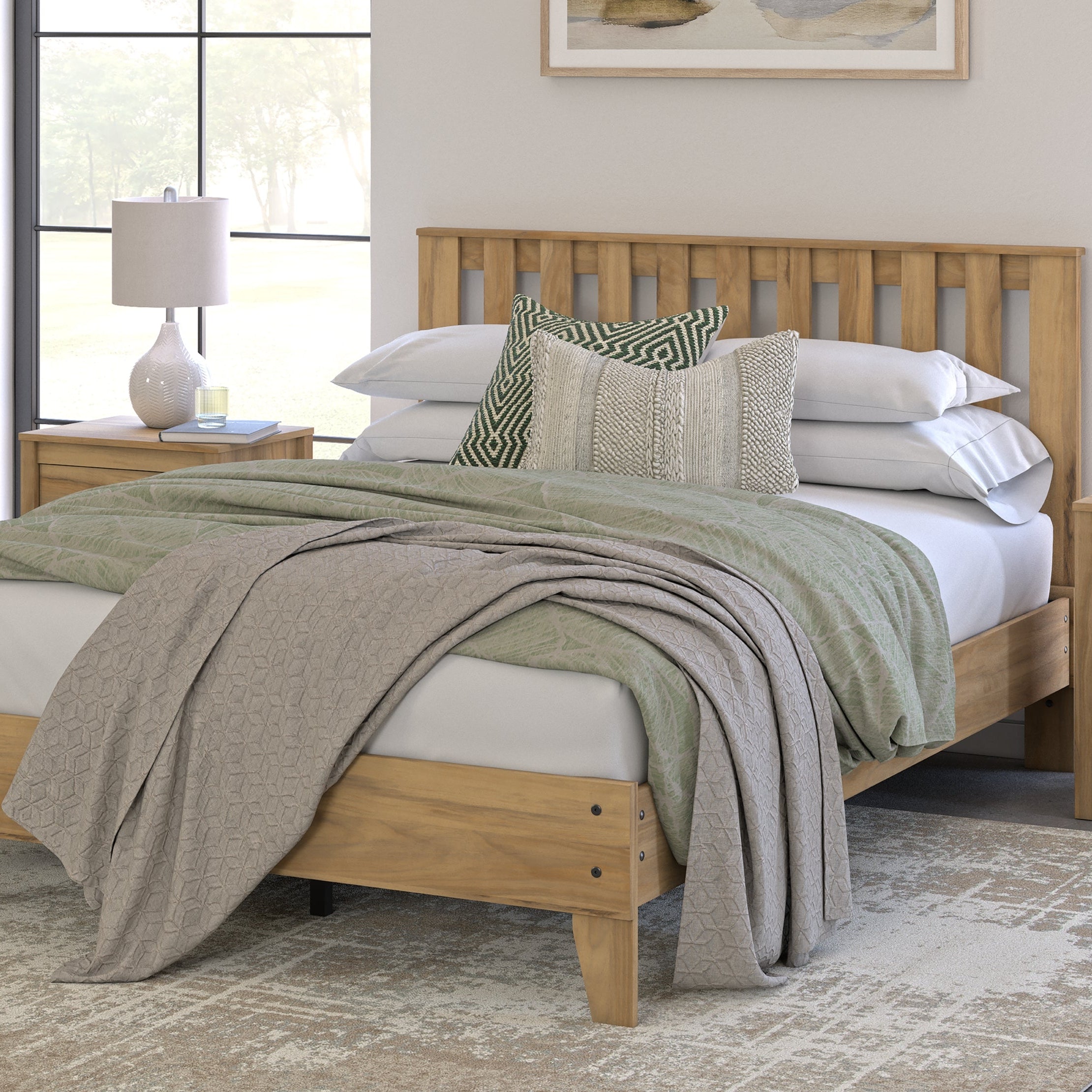 Bermacy Queen Platform Bed