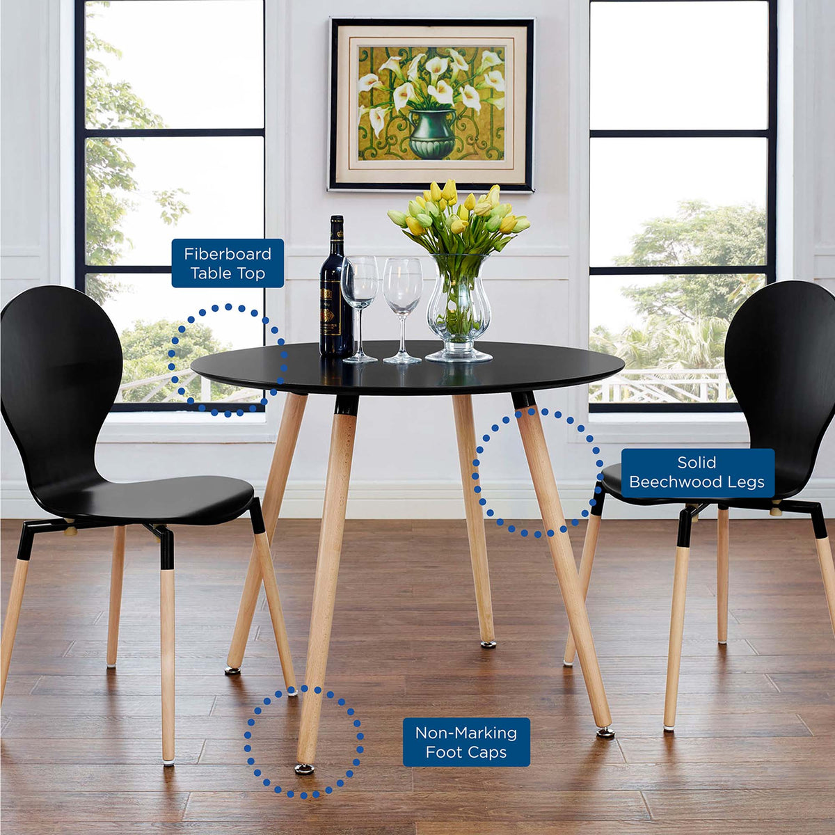 Track Round Dining Table - view 8