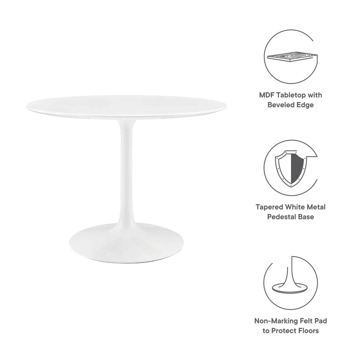 Lippa Round 40" Dining Table - view 28