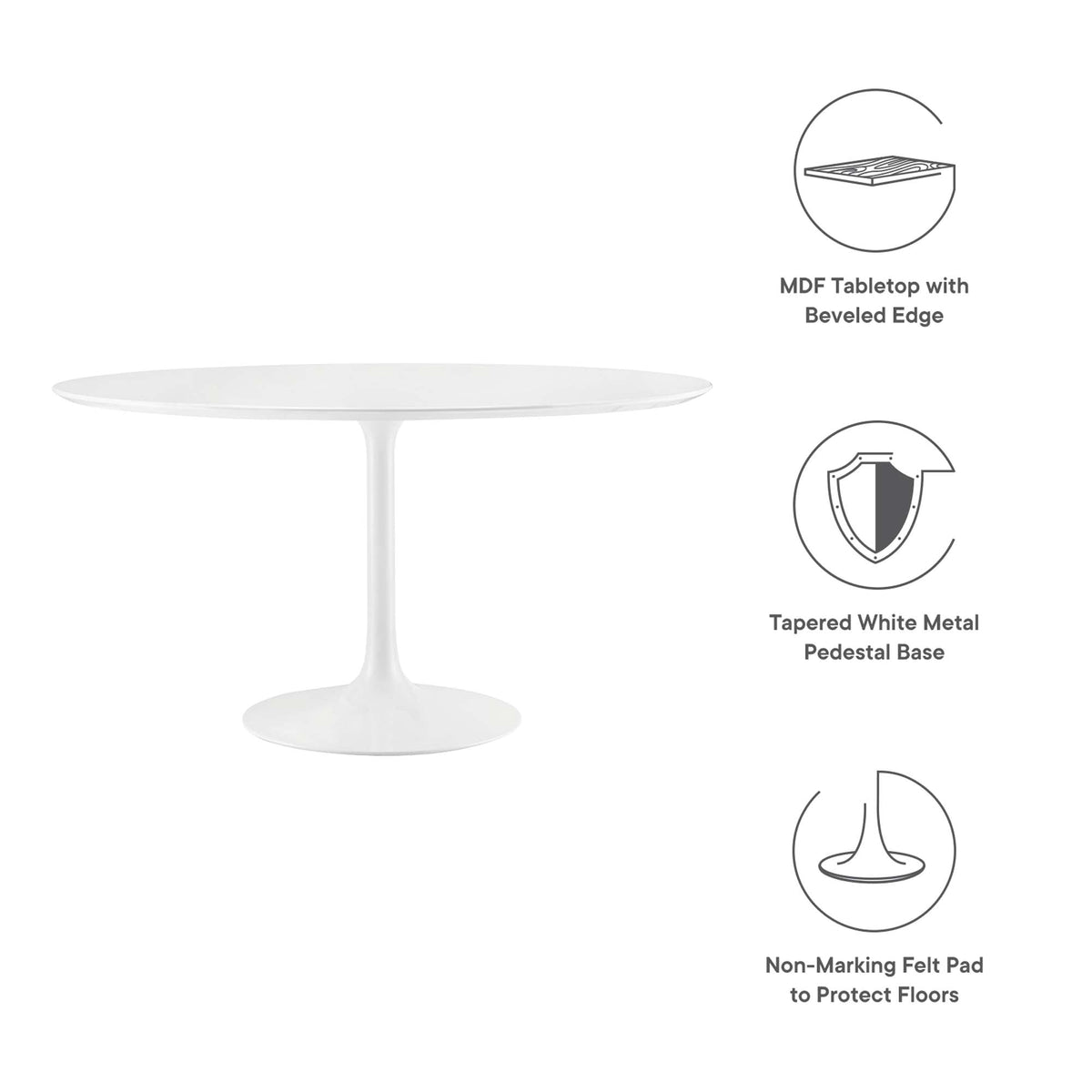 Lippa Round 54" Dining Table