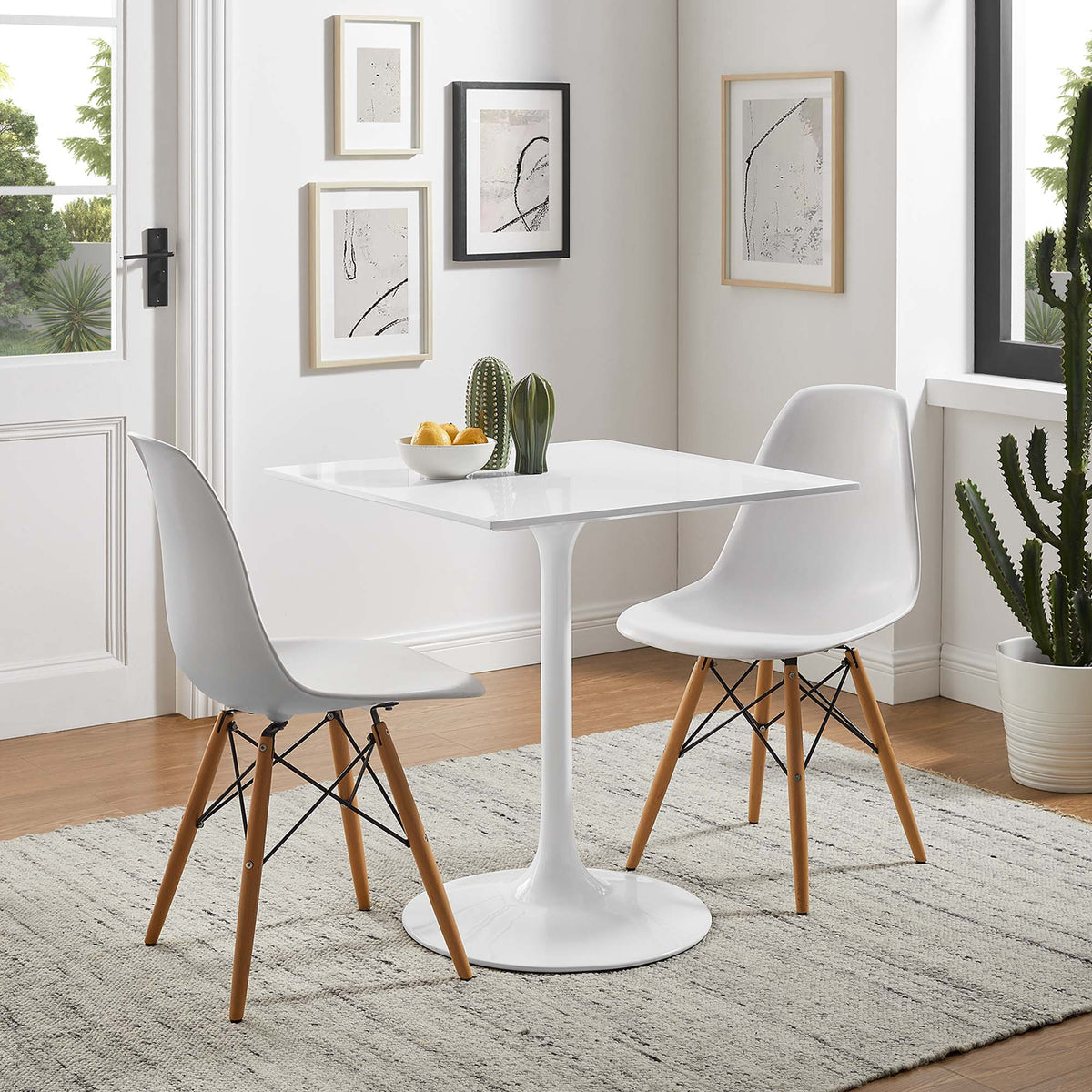 Lippa Square Wood Dining Table