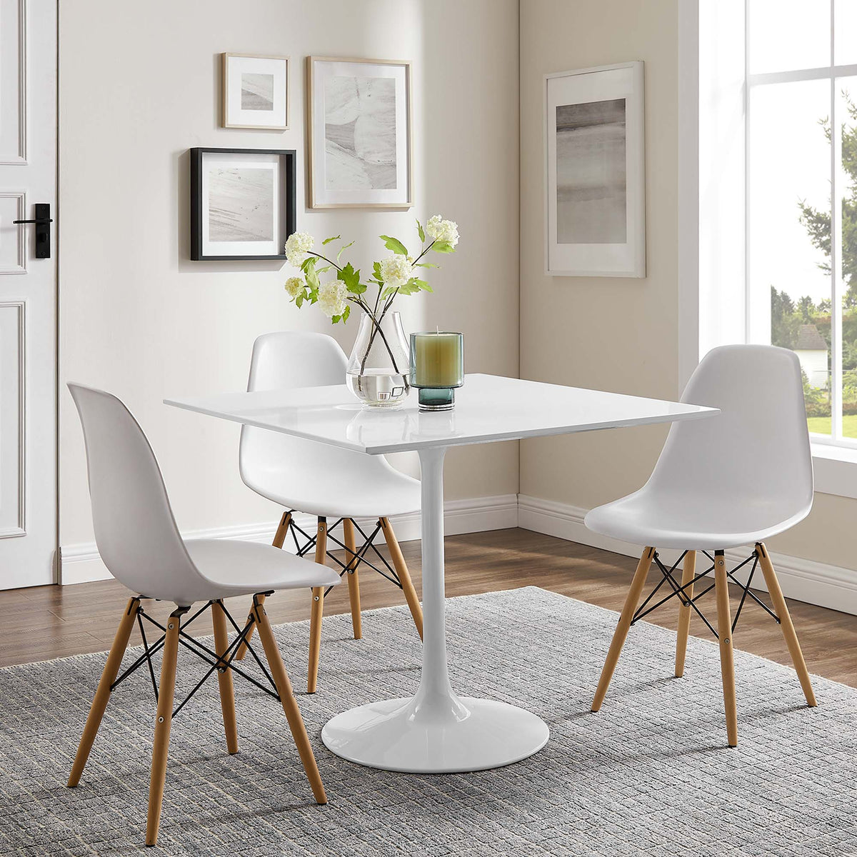 Lippa Square Wood Dining Table