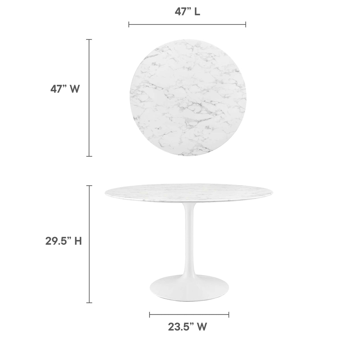 Lippa Round 48" Dining Table