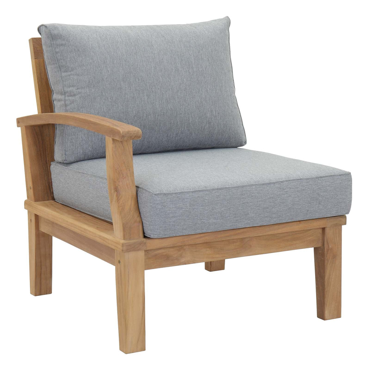 Marina Outdoor Patio Teak Left-Facing Sofa - view 1