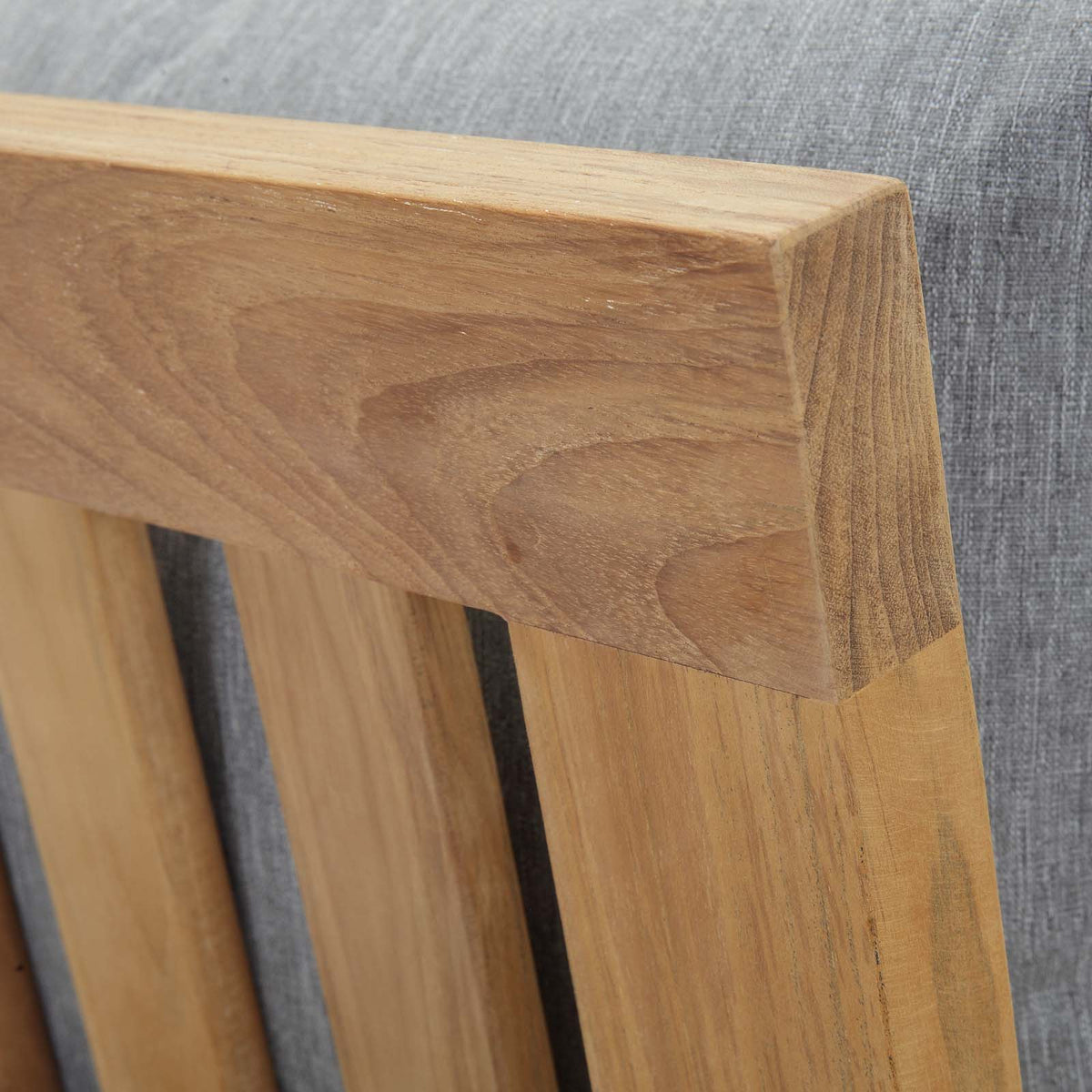 Marina Outdoor Patio Teak Left-Facing Sofa - view 16