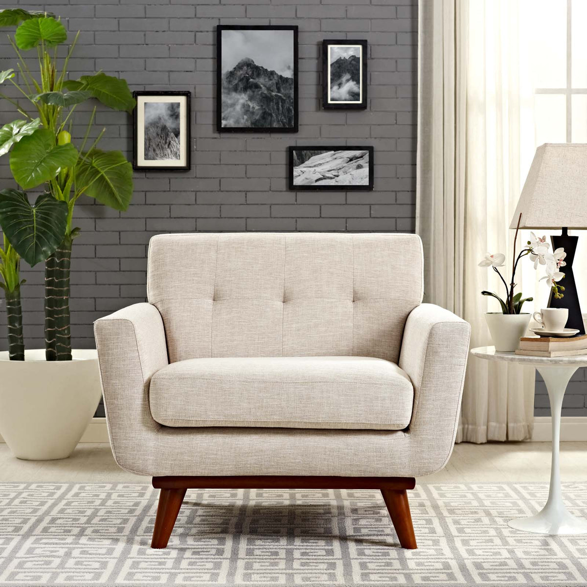 Engage Upholstered Fabric Armchair - view 23