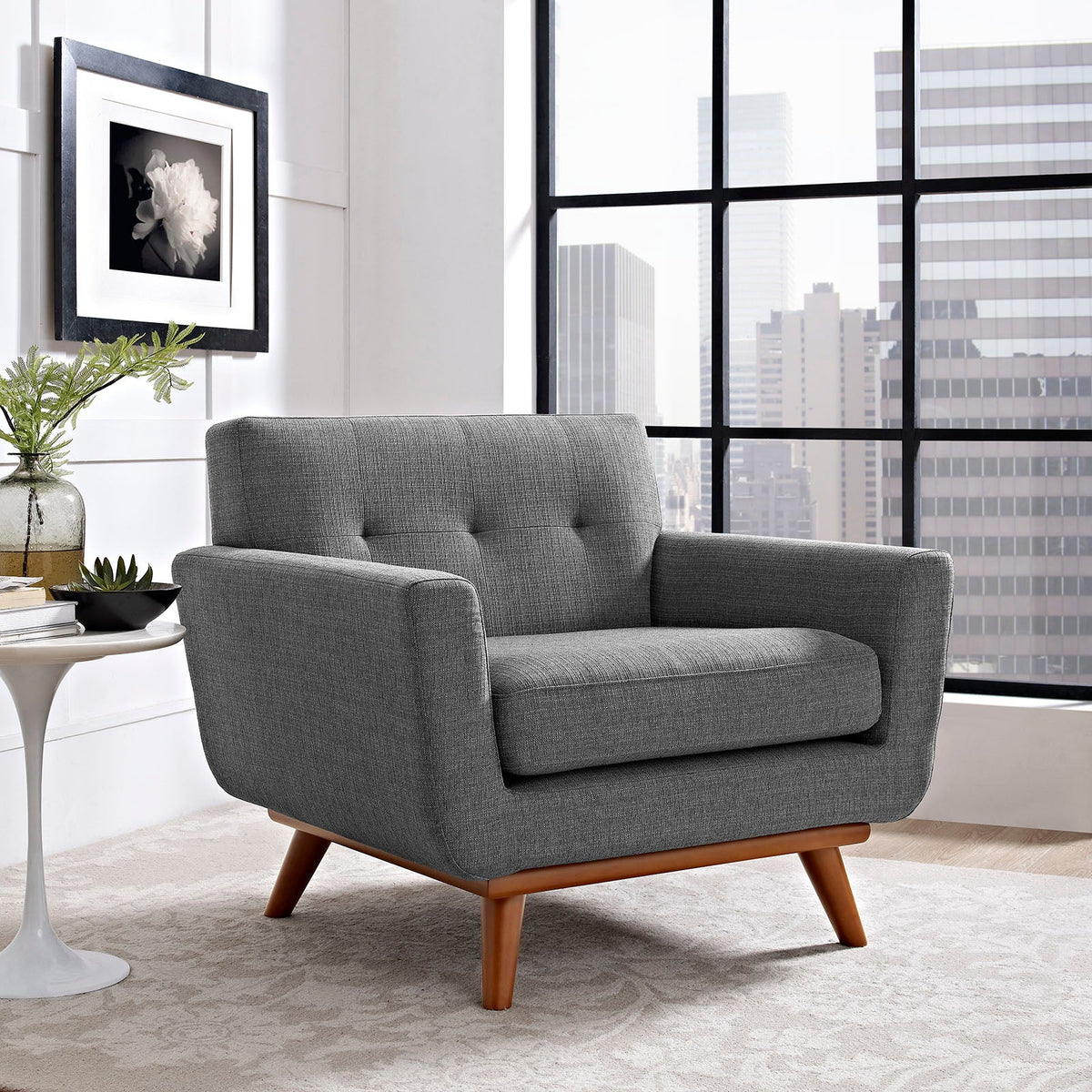 Engage Upholstered Fabric Armchair - view 21