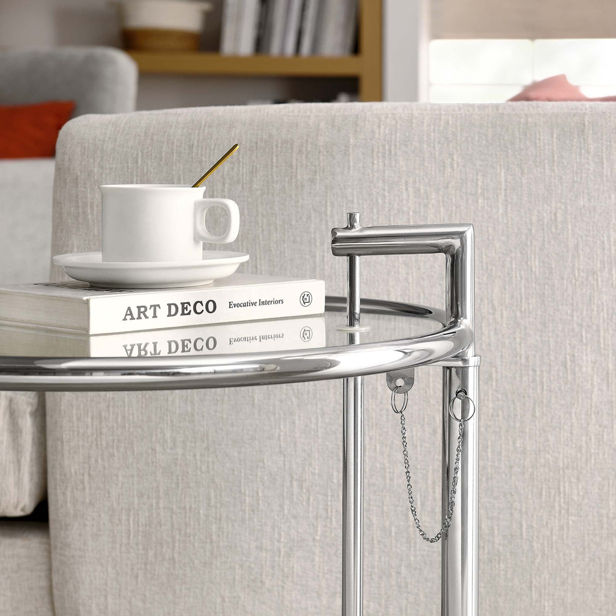 Eileen Gray Metal Side Table