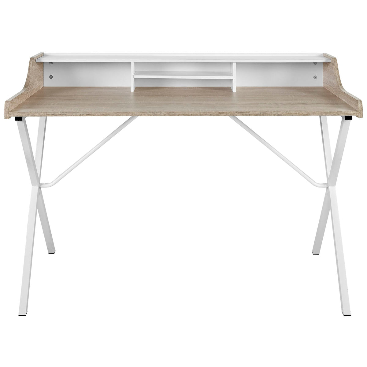 Bin Office Desk, Oak - view 2